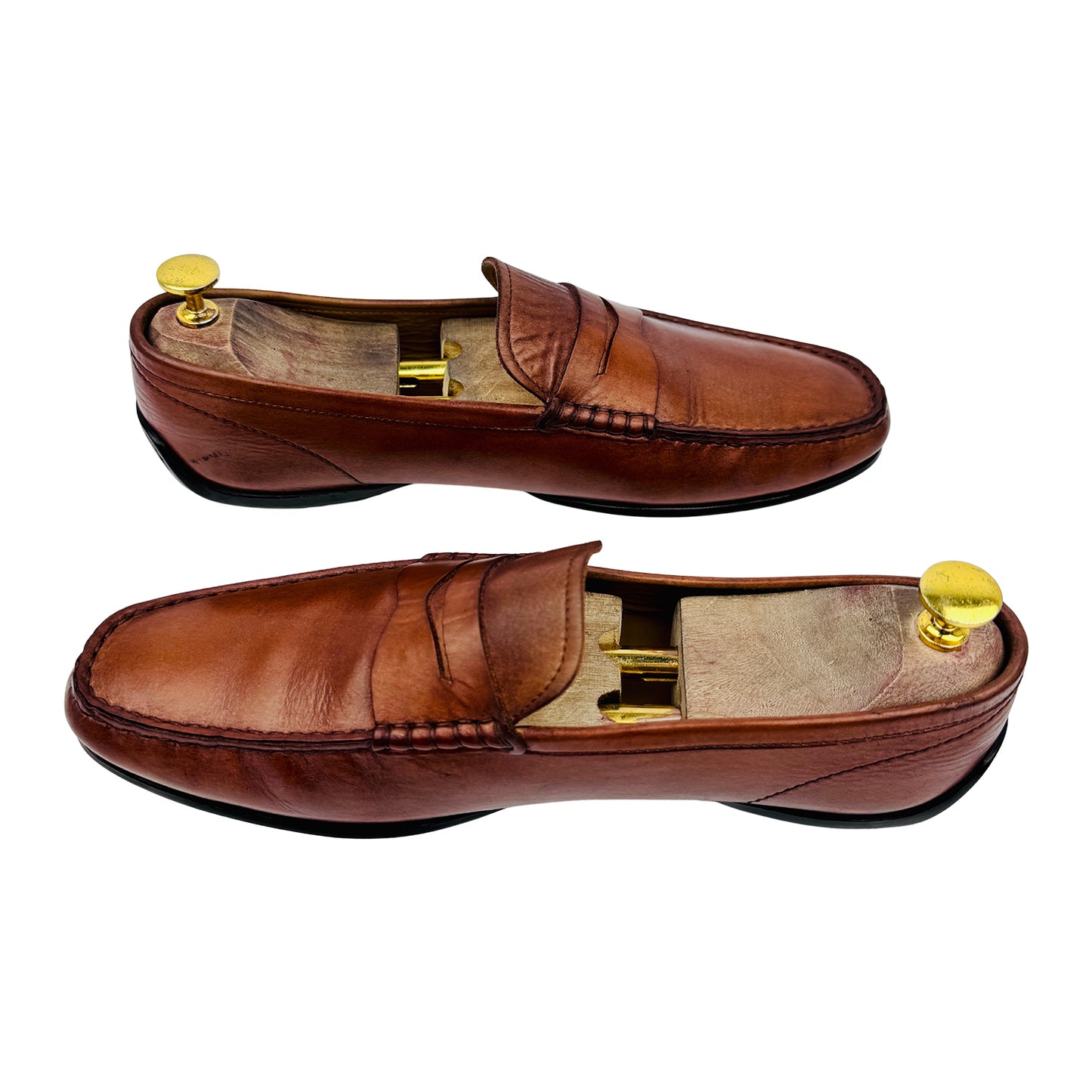 Tod's Men's Gommino Brown Leather Loafers (Size 43/43.5)