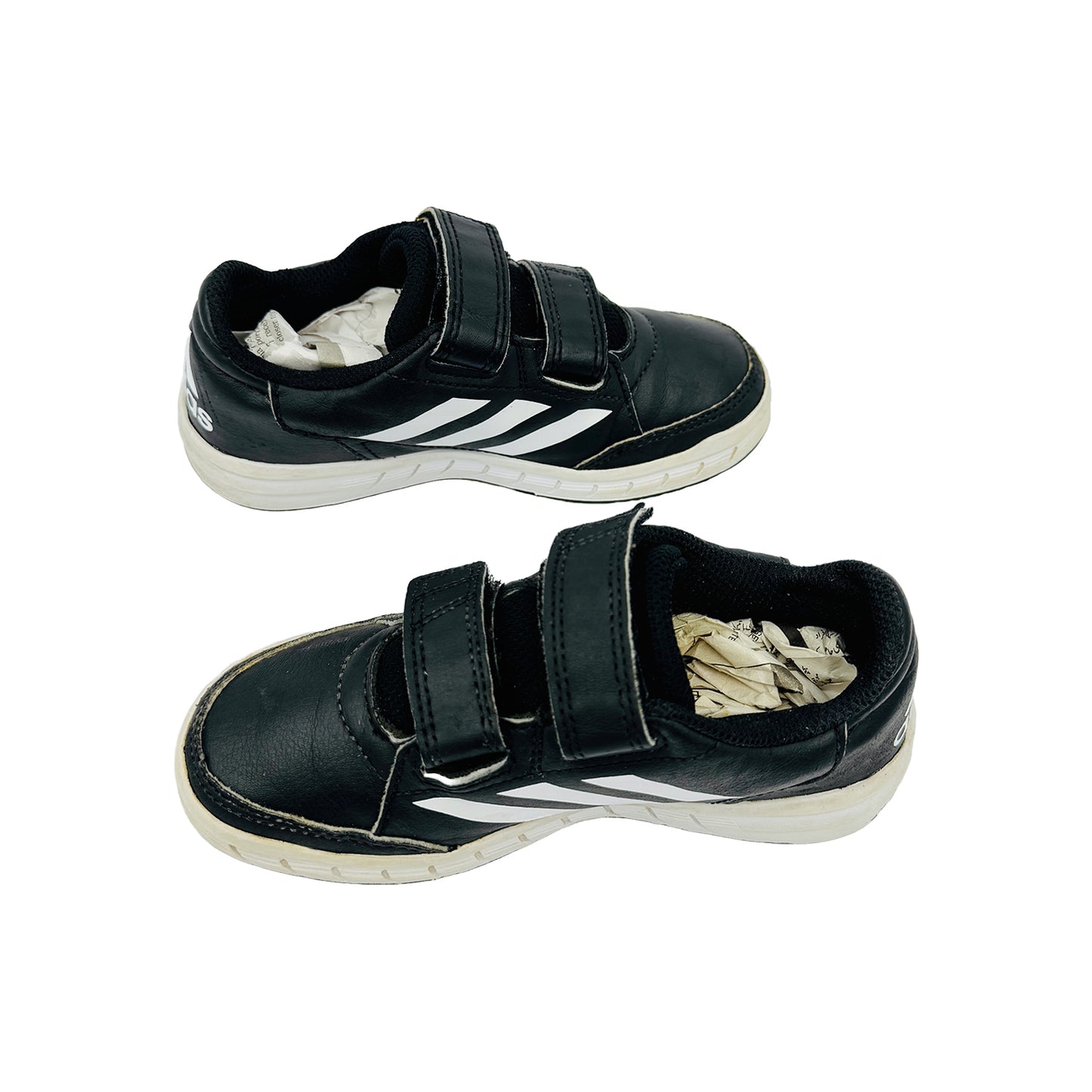 Cross image of Adidas Kid's Altasport Black Shoes (Size 28) - D96829