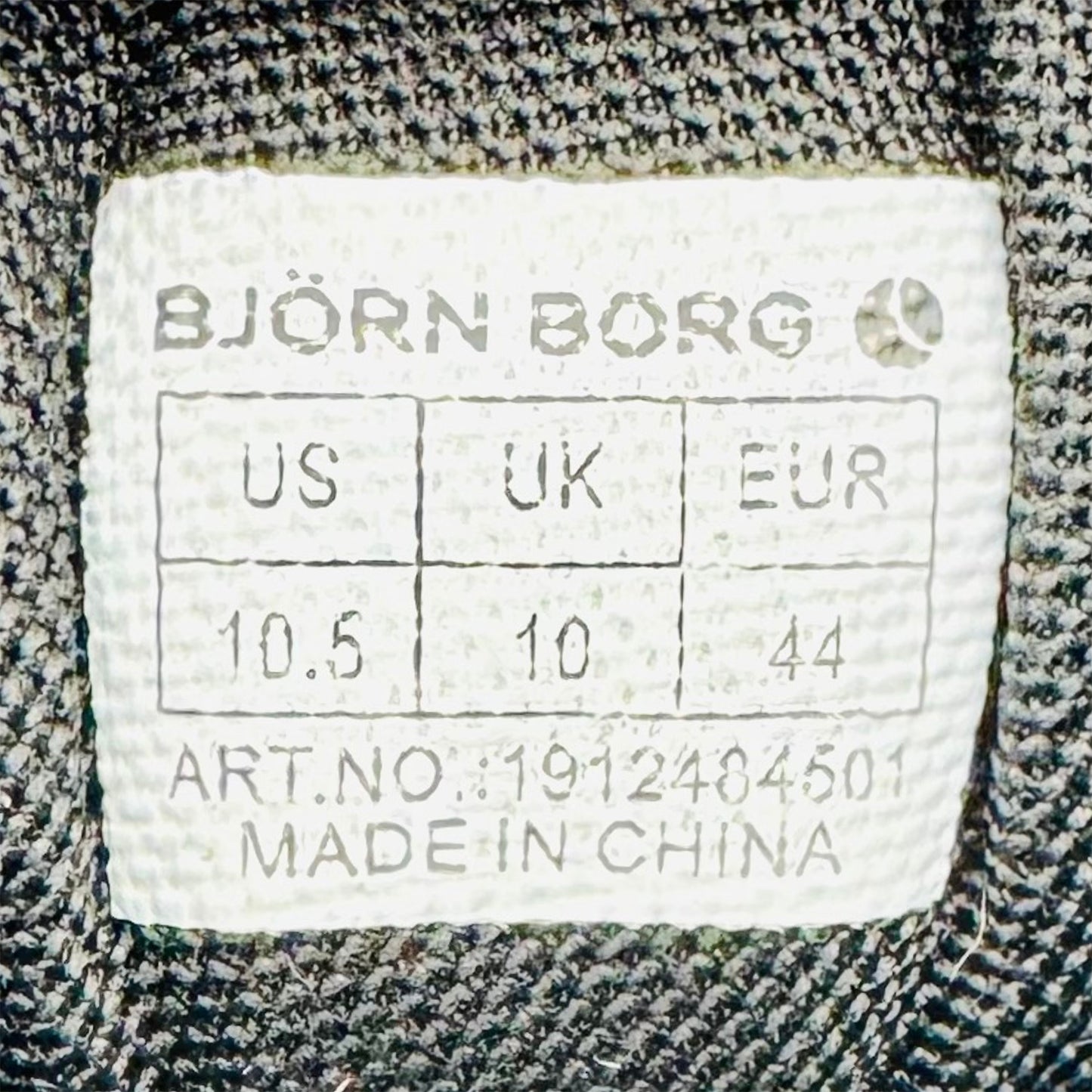 Björn Borg R107 Low Knt Black Sneakers (size 44)