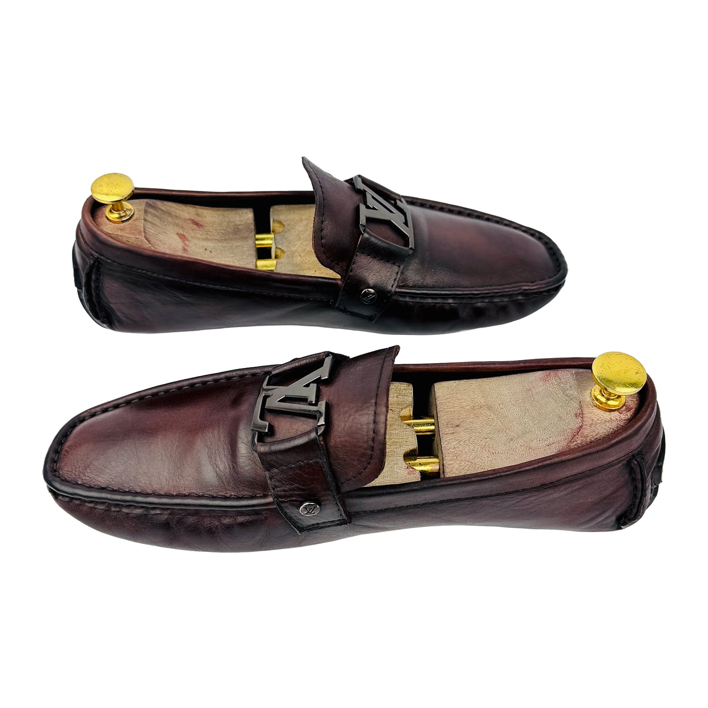 Louis Vuitton Monte Carlo Brown Moccasin Shoes (Size 42.5)