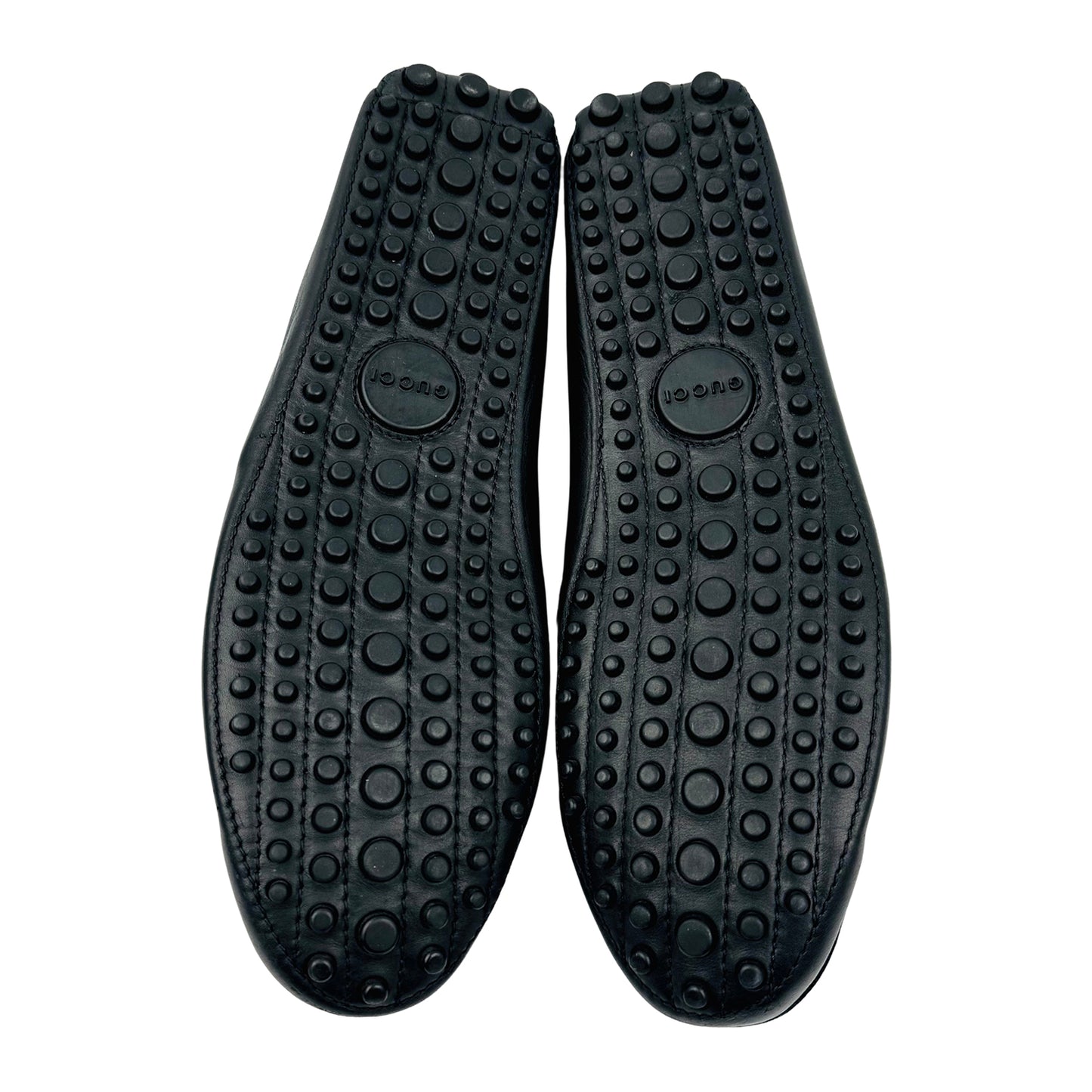 Gucci Interlocking G Driver Black Loafer (Size 41/41.5)