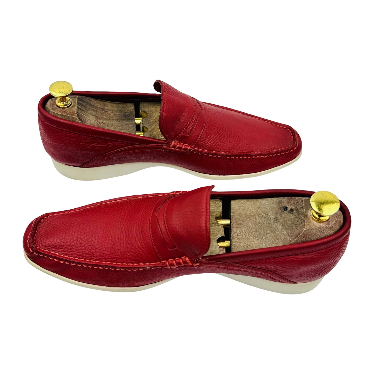 Bally Cineas Red Leather Loafer (Size 42)