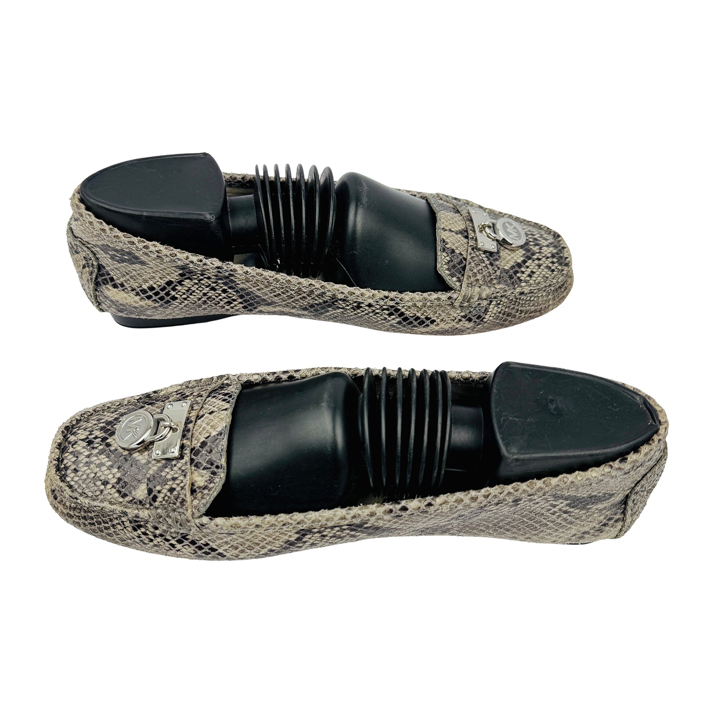 Michael Kors Hamilton Snake Embossed Loafers (Size 38/38.5)