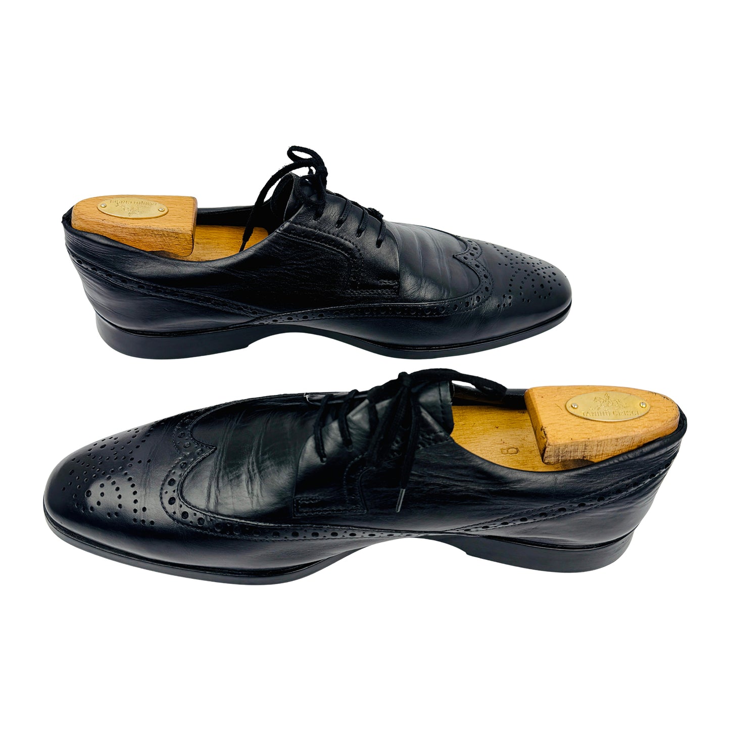 Tod's Black Wingtip Oxford Shoes (Size 43/43.5)