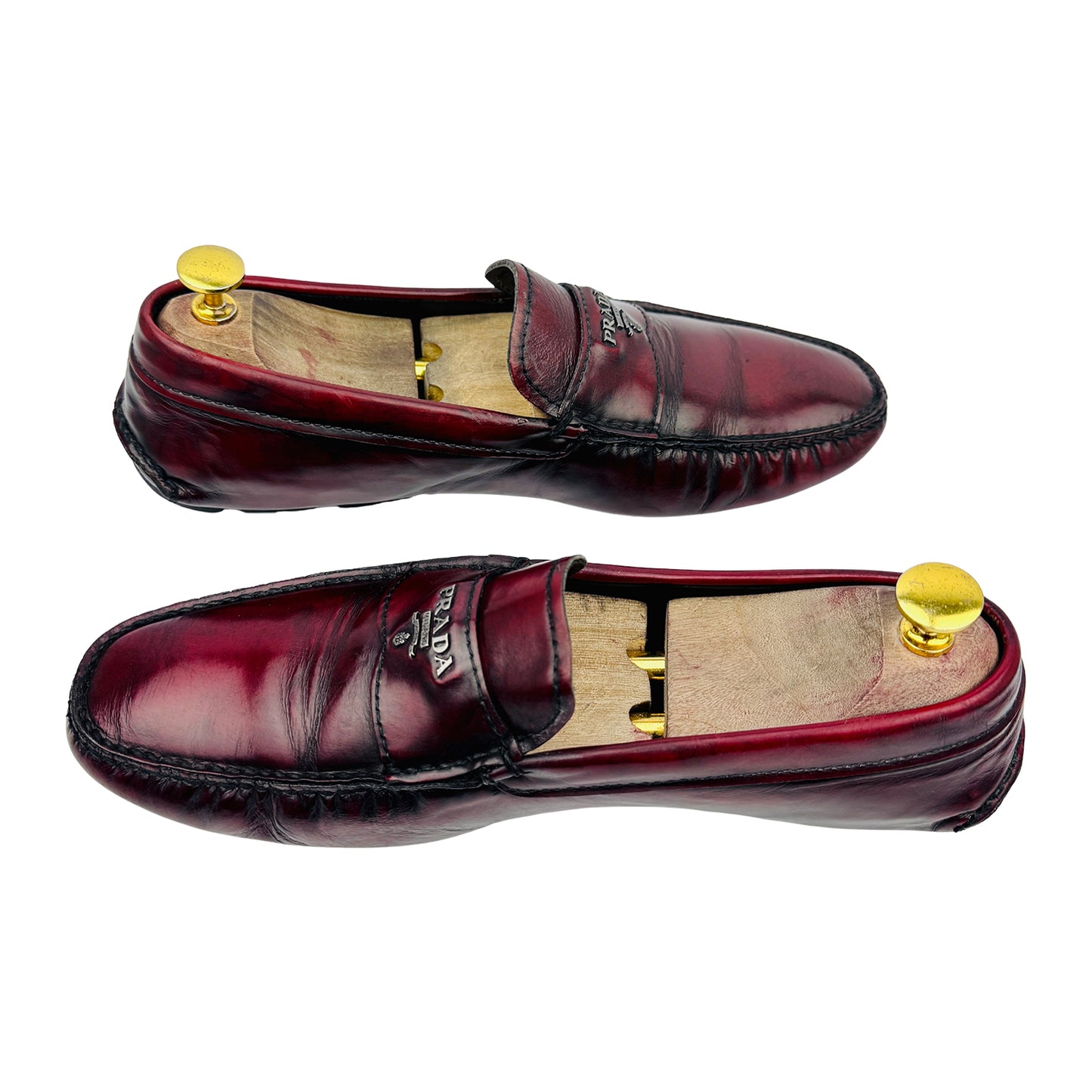 Prada Men's Leather Slip on Loafers (Size 42/42.5) - 2D 2170