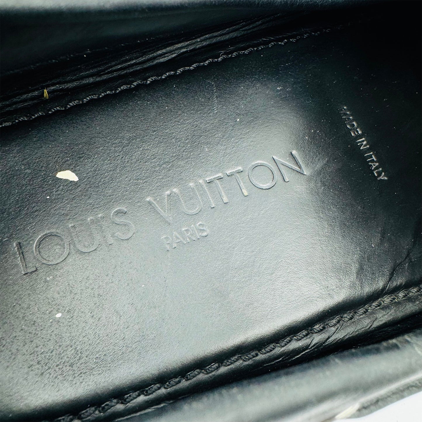 Louis Vuitton Black Leather Bow Loafer (Size 43/43.5)