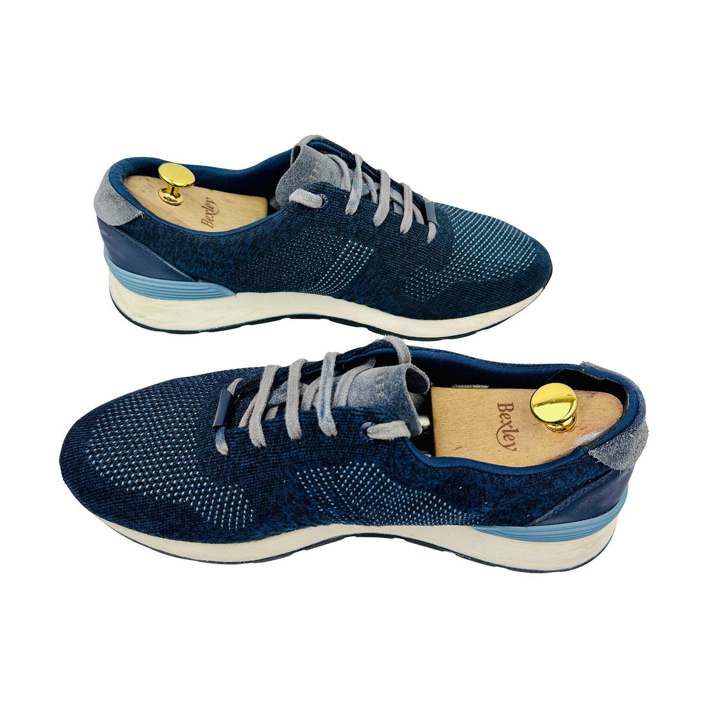 Ted Baker Men's Hillar Navy Blue Sneakers (Size 45)