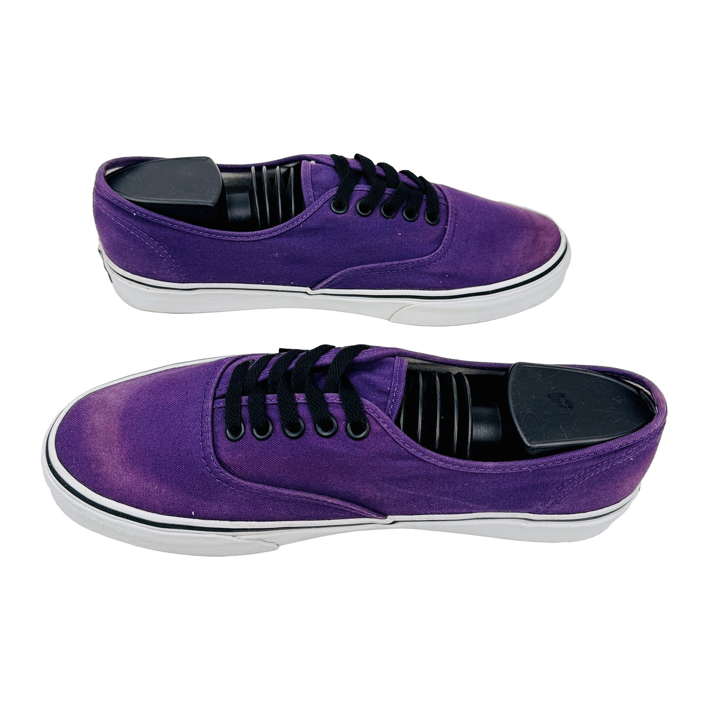 Cross Image of Vans Authentic Low Top Purple Sneakers (Size 42/42.5)