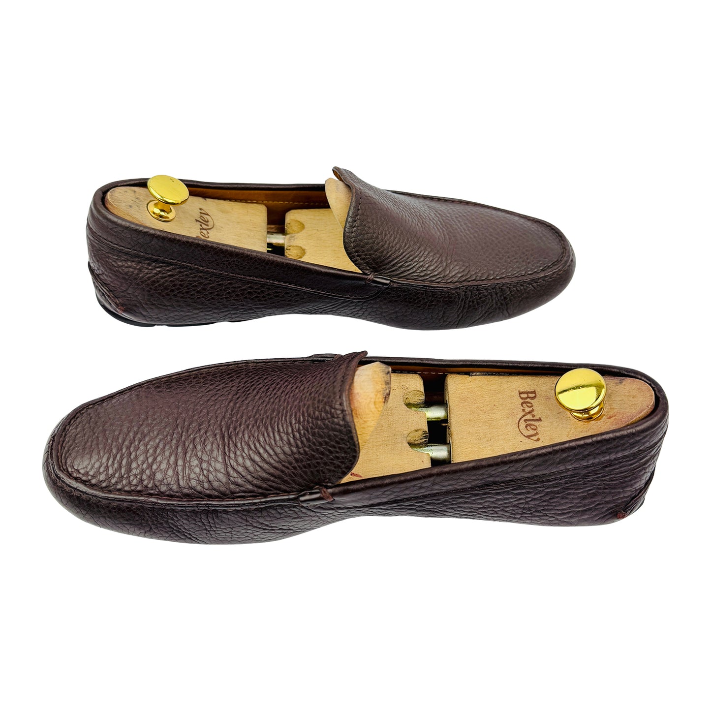 Prada Men's Saffiano Driving Leather Loafers (Size 44/44.5) - 2DD003