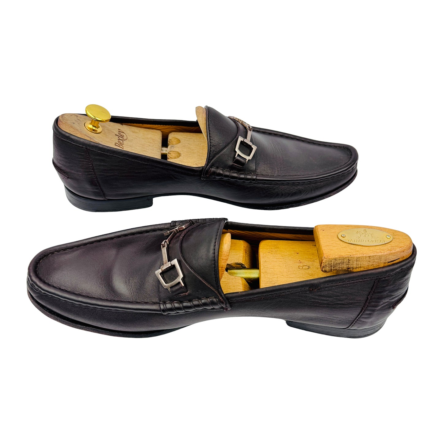 Gucci Men’s Horsebit Brown Loafers (Size 43.5/44) - 253303
