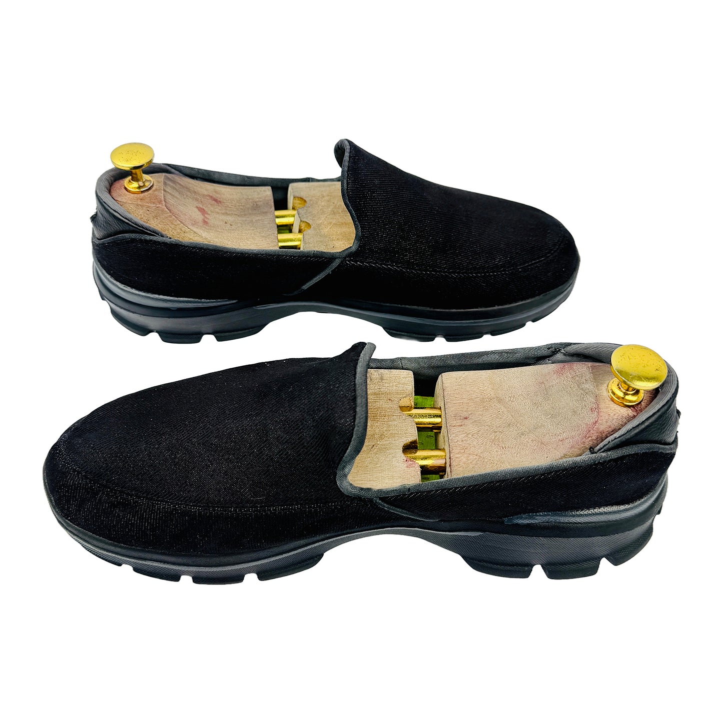 Cross image of Skechers Men's Go Walk 3 Black Shoes (Size 42.5) - 53984 BBK