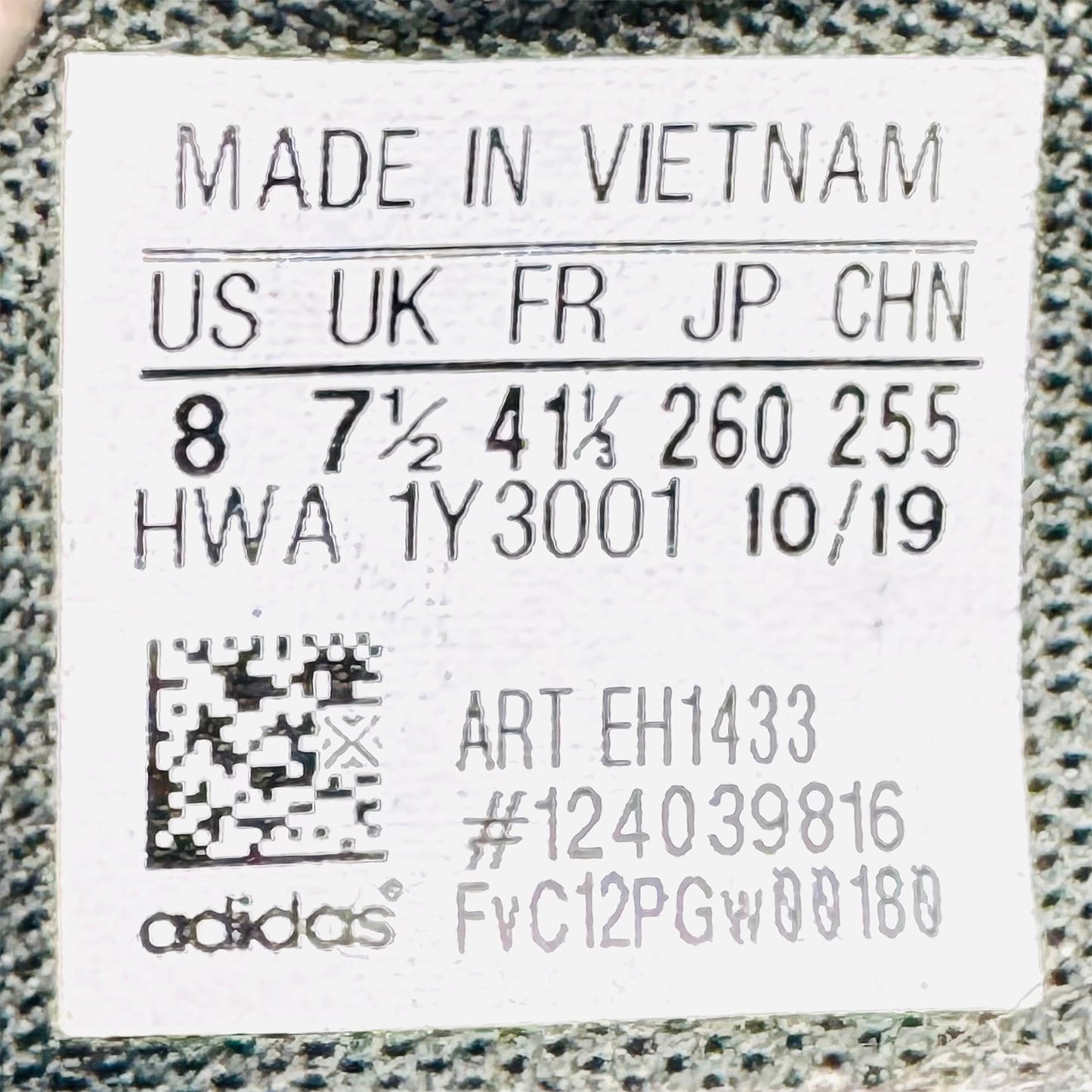 Adidas 8K 2020 Green Sneakers (Size 41.5) - EH1433