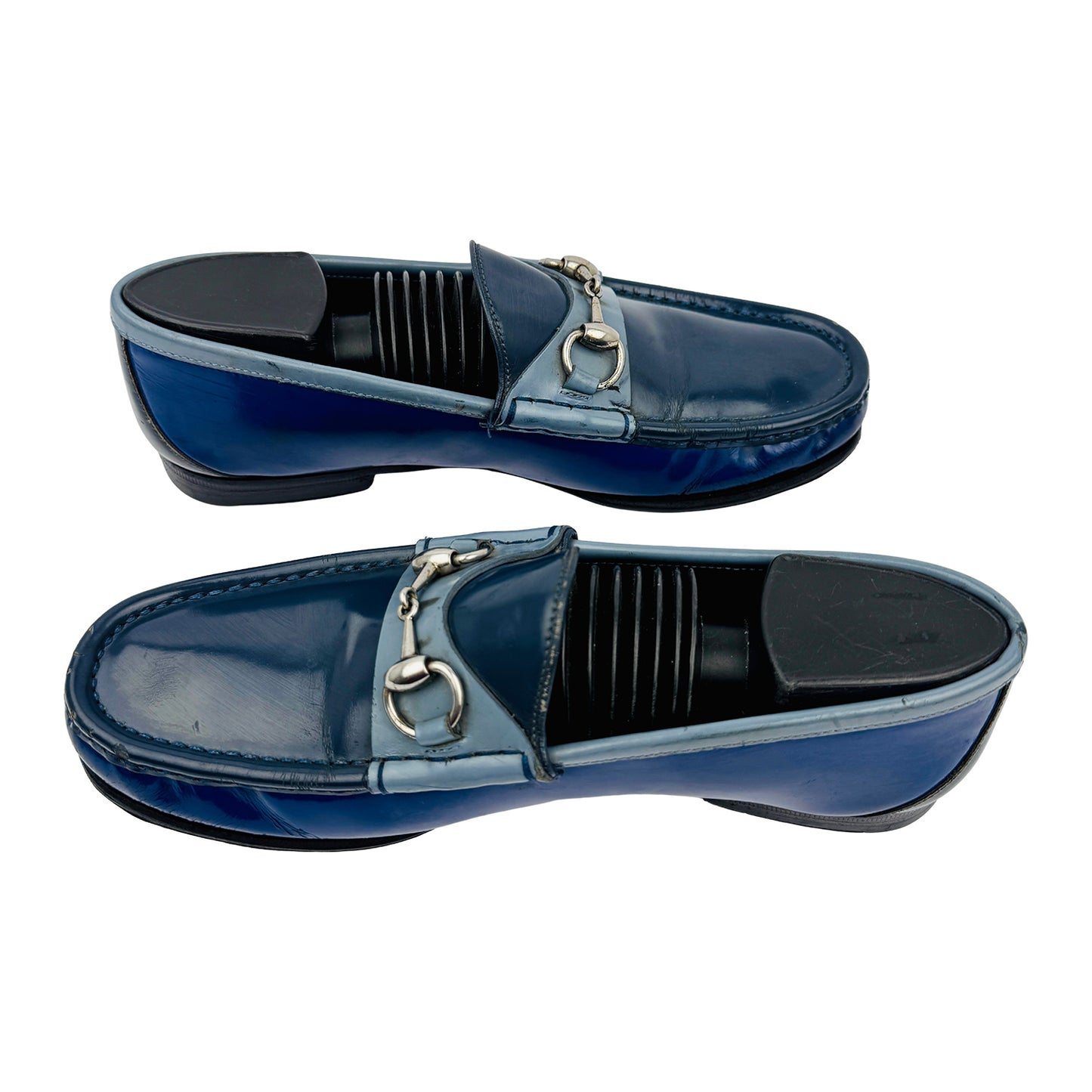 Gucci Men's Horsebit 1953 Patent Leather Loafers (Size 38.5/39) - 387598