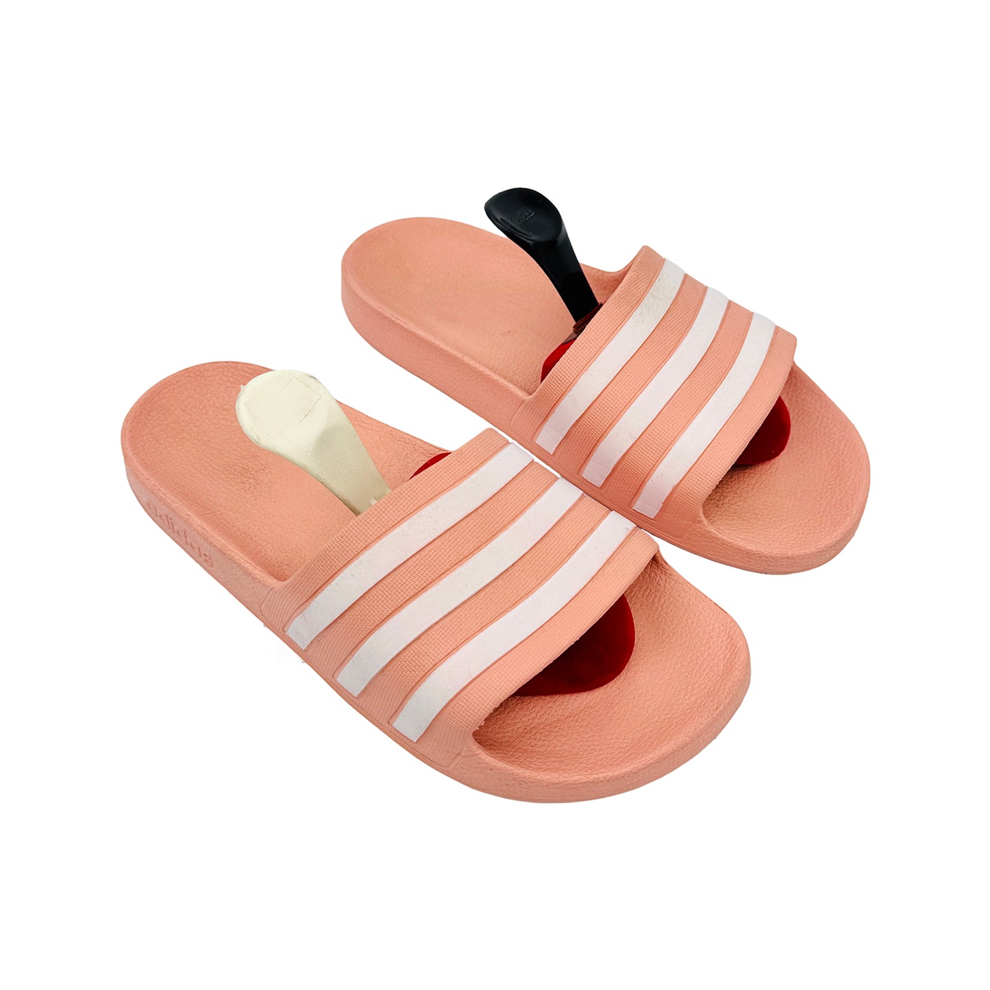Adidas Pink Adilette Comfort Slides (Size 39/39.5)