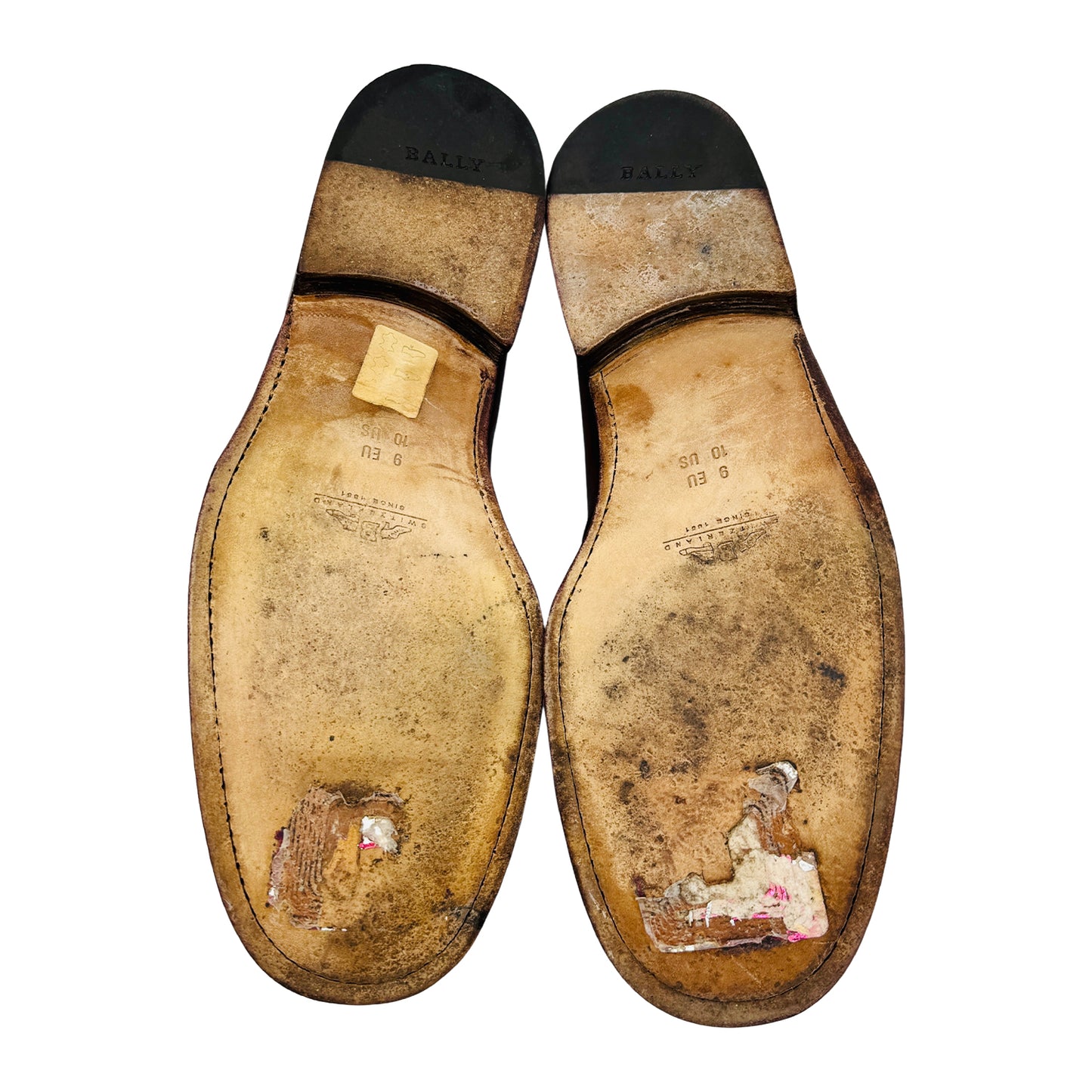 Bally Coreto Woven-Vamp Dark Brown Loafers (Size 42.5)
