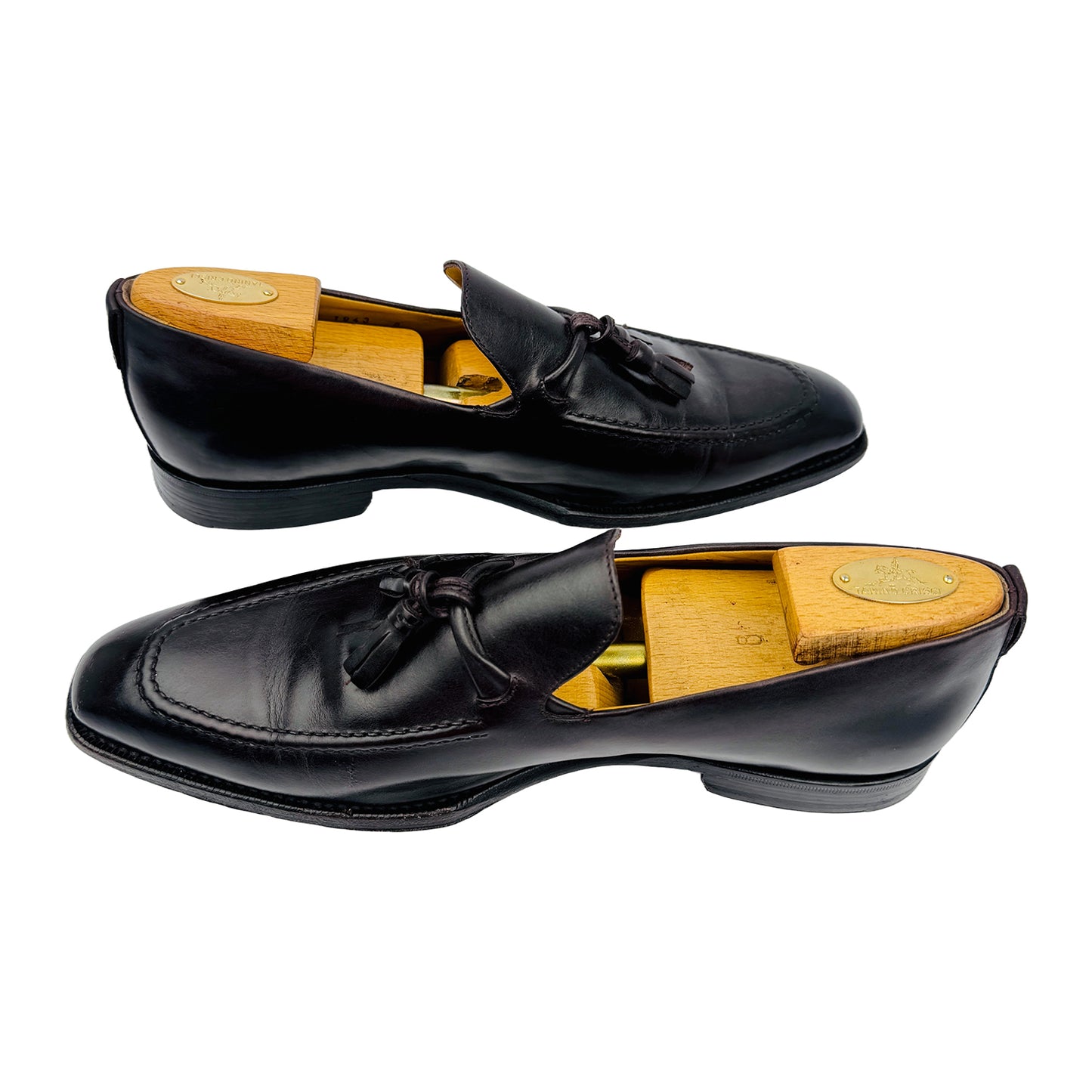 Hugo Boss Men's Brown Tassel Leather Loafers (Size 42.5/43)