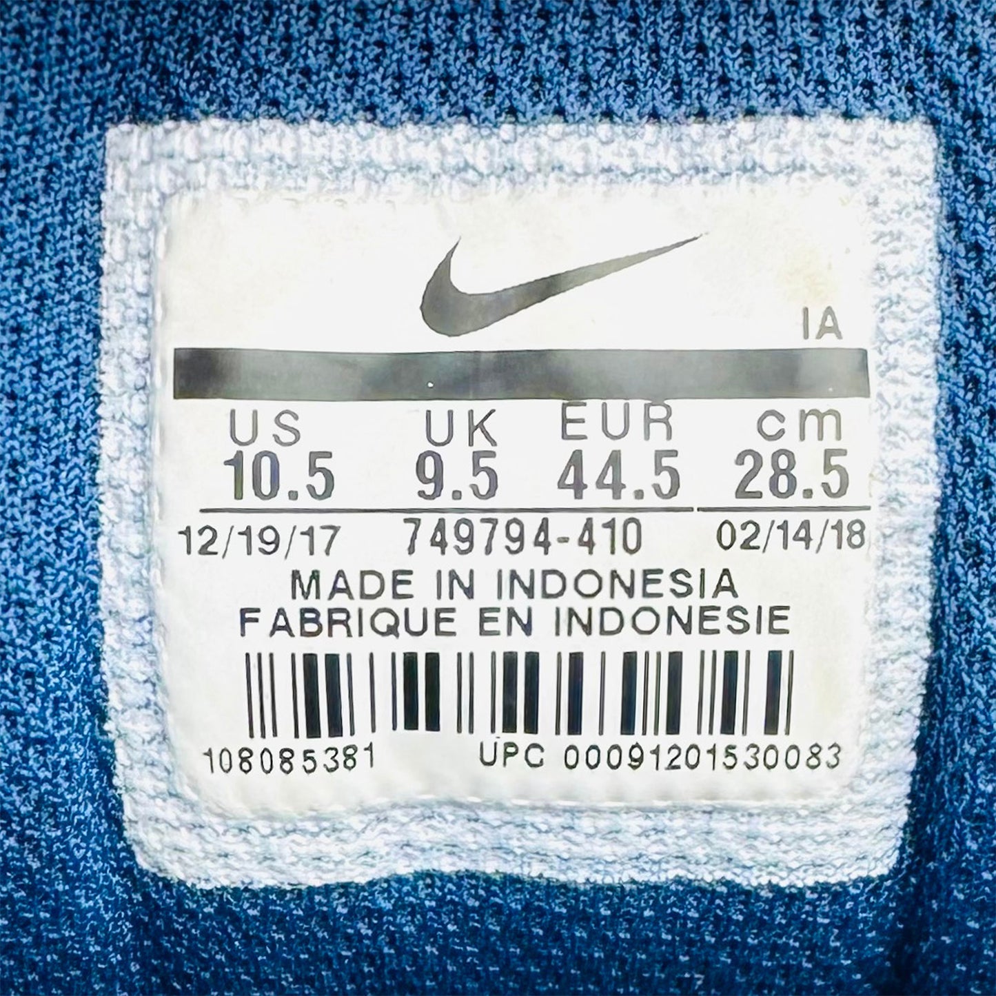 Nike MD Runner 2 'Midnight Navy' Shoes (Size 44.5) - 749794-410