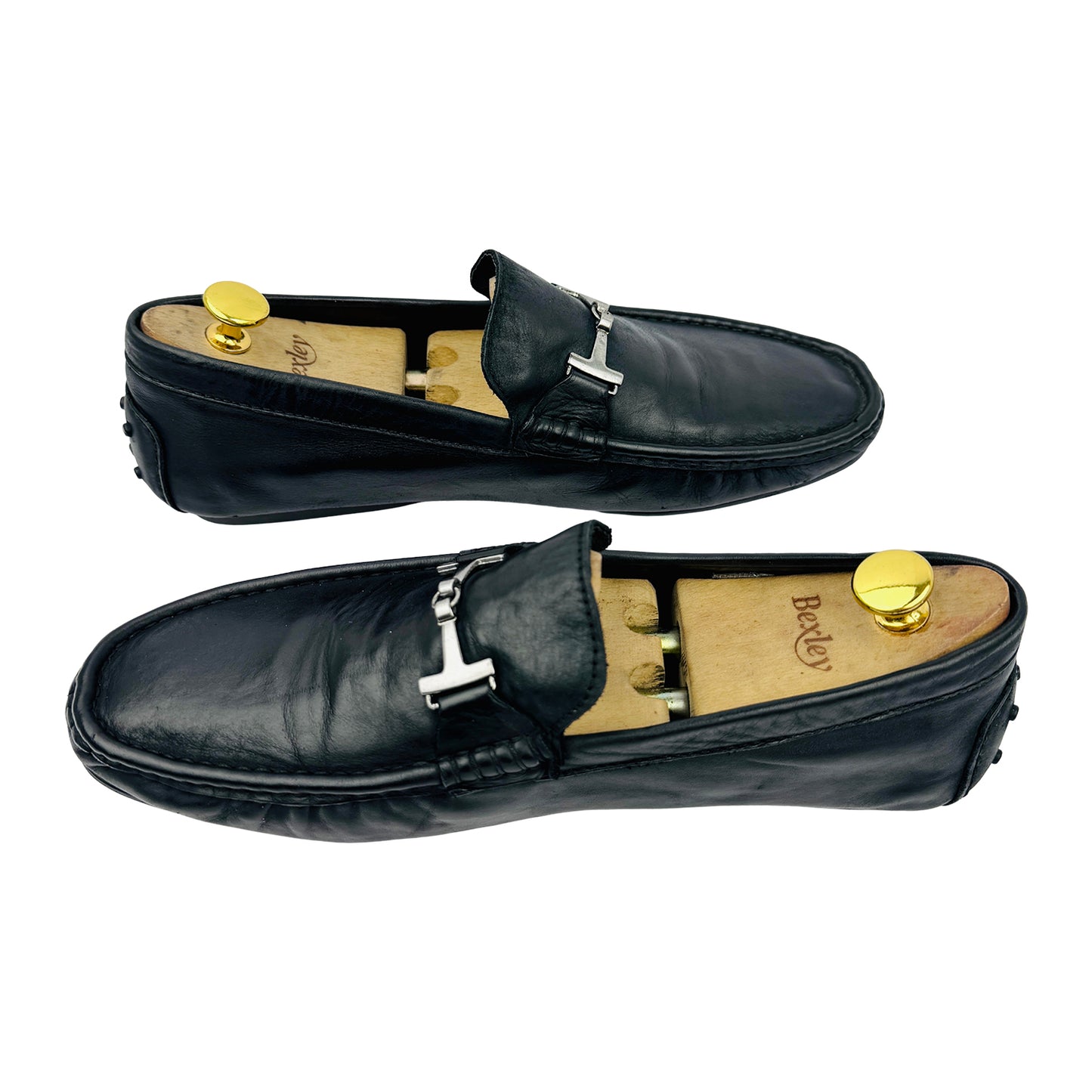 Tod's Men's Black Leather Loafers (Size 43/43.5)