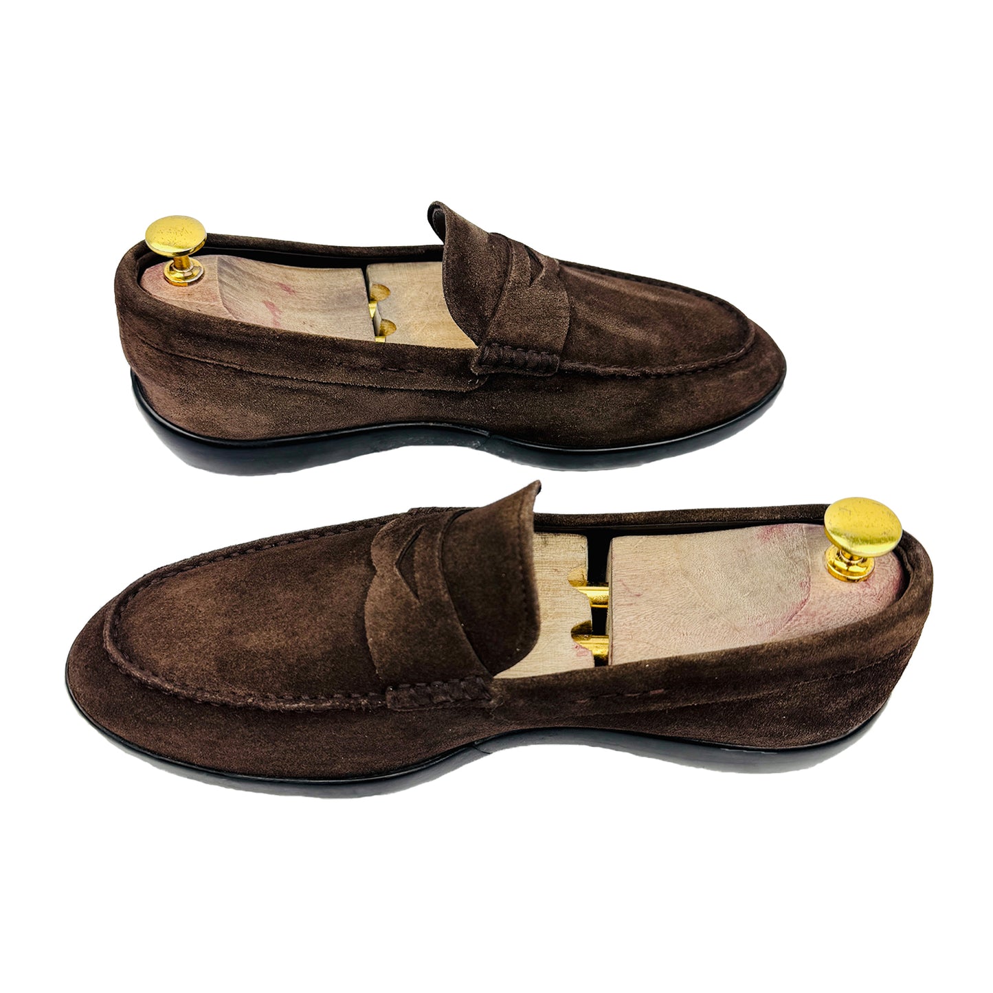 Tods Men's Brown Suede Loafers (Size 41/41.5)