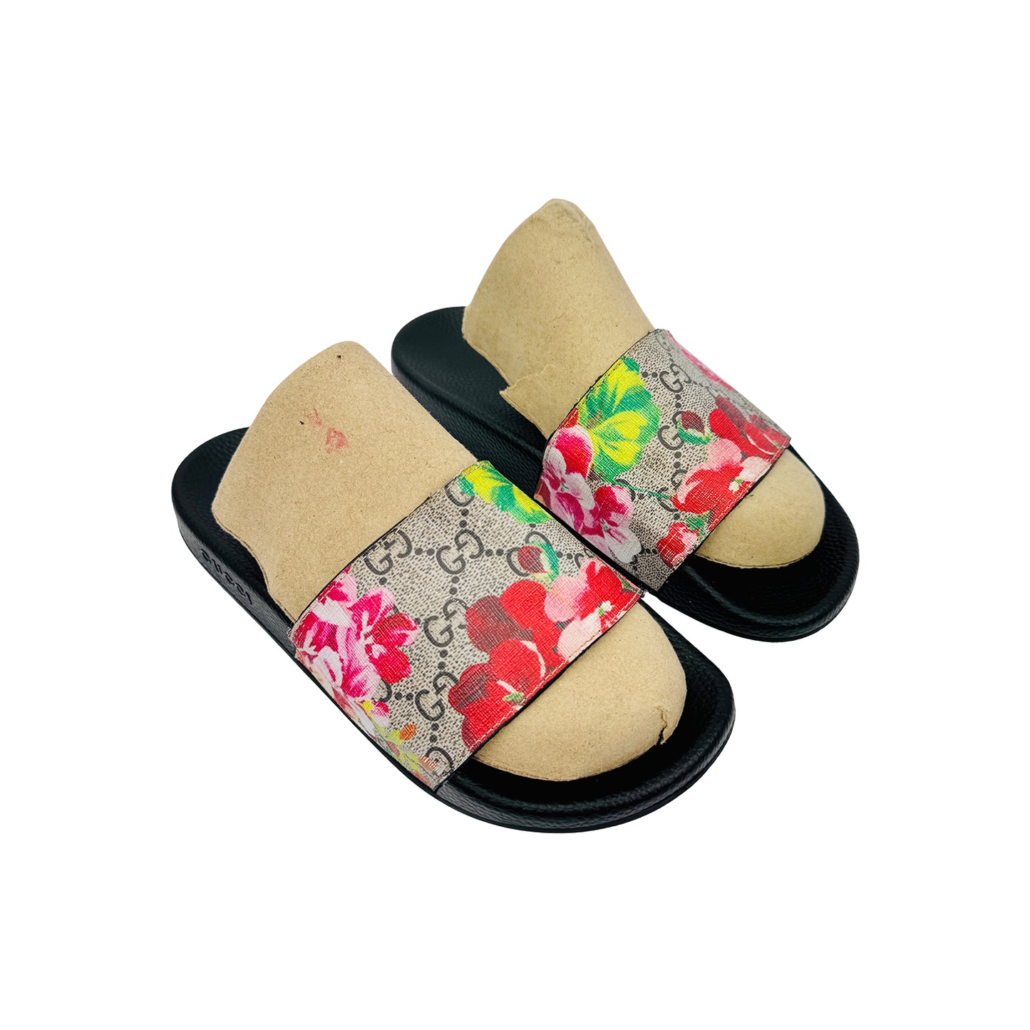 Gucci GG Blooms Supreme Floral Slides (Size 39/40) - 408508 KU200 8919