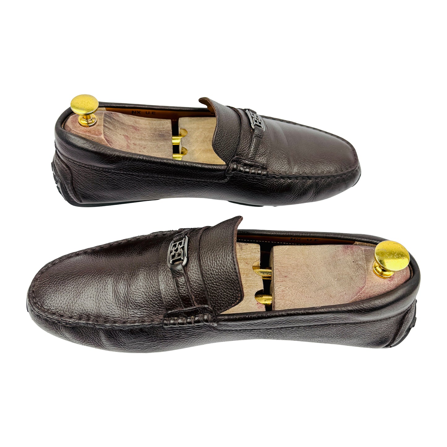 Bally Men's Brown Pilgrim Driver Loafers (Size 42.5)