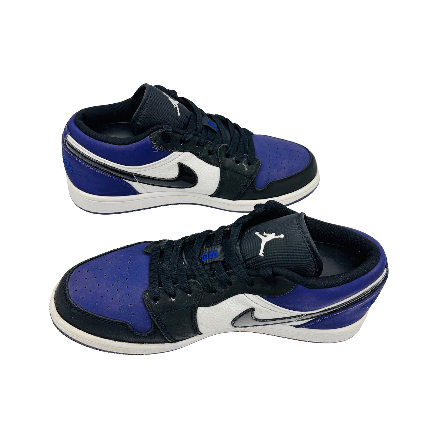 Nike Air Jordan 1 Low 'Court Purple' Shoes (Size 42) - 553558-125