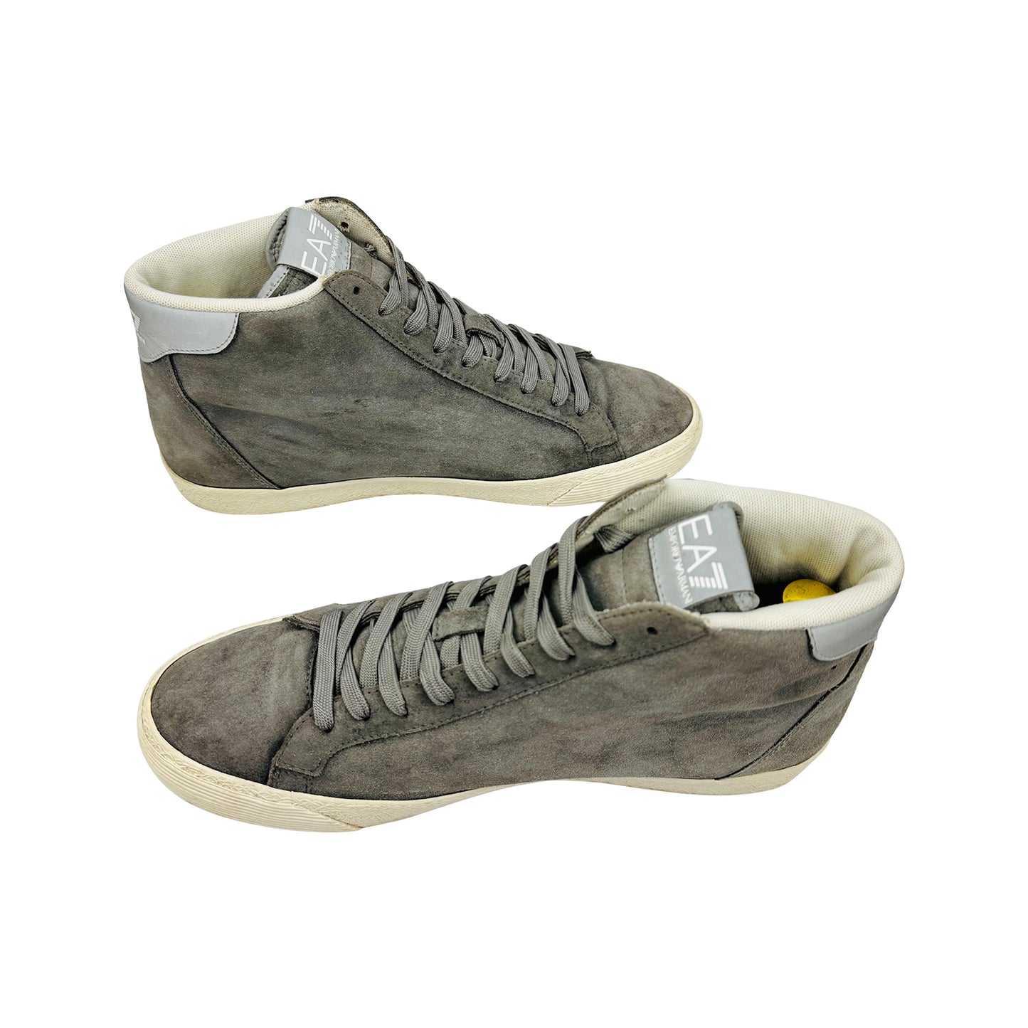 Emporio Armani EA7 Eagle Logo Suede Sneakers (Size 43/43.5)