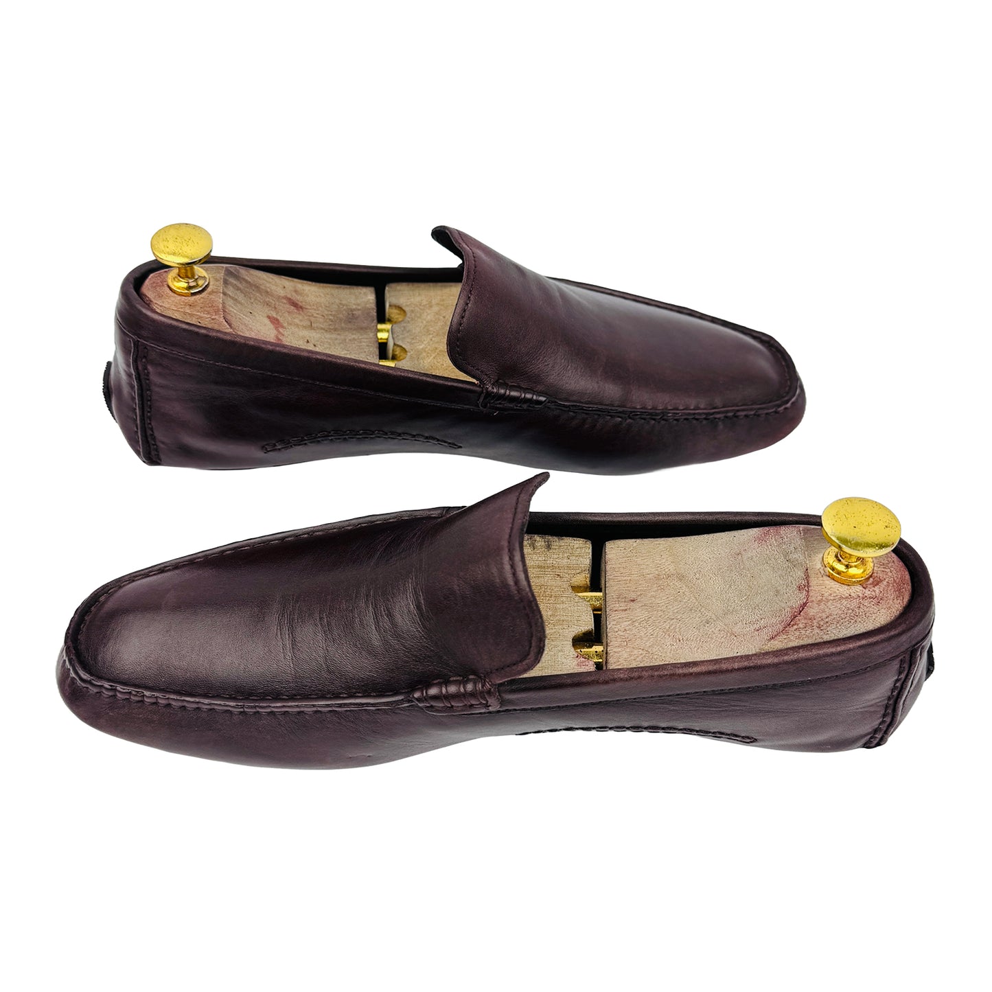 Cross image of Bally Men's Brown Driving Loafers (Size 41/41.5)