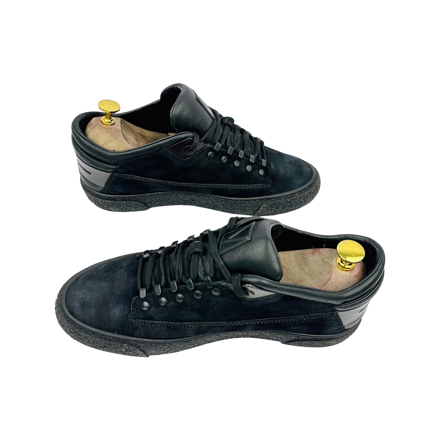 Louis Vuitton Men's Low Top Suede Sneakers (Size 41/41.5)