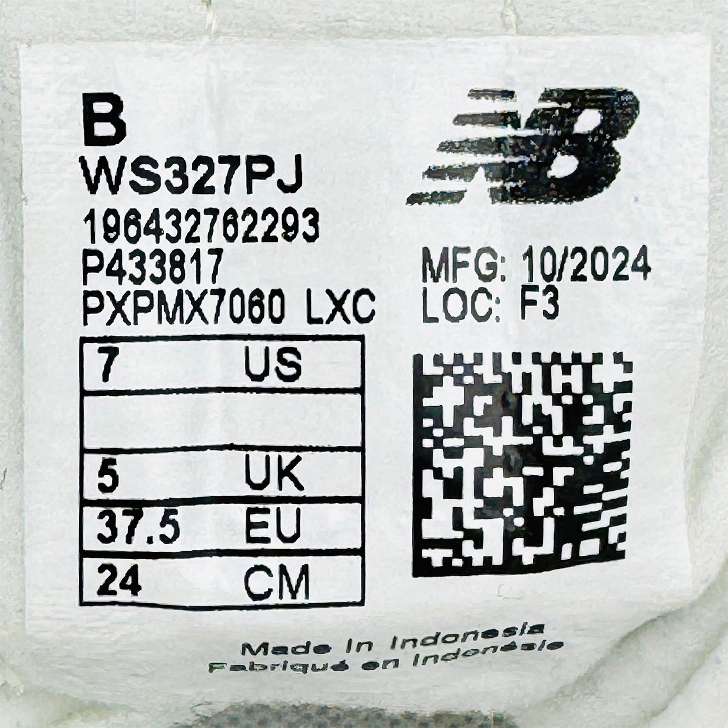 New Balance 327 Sneakers (Size 37.5) - WS327PJ