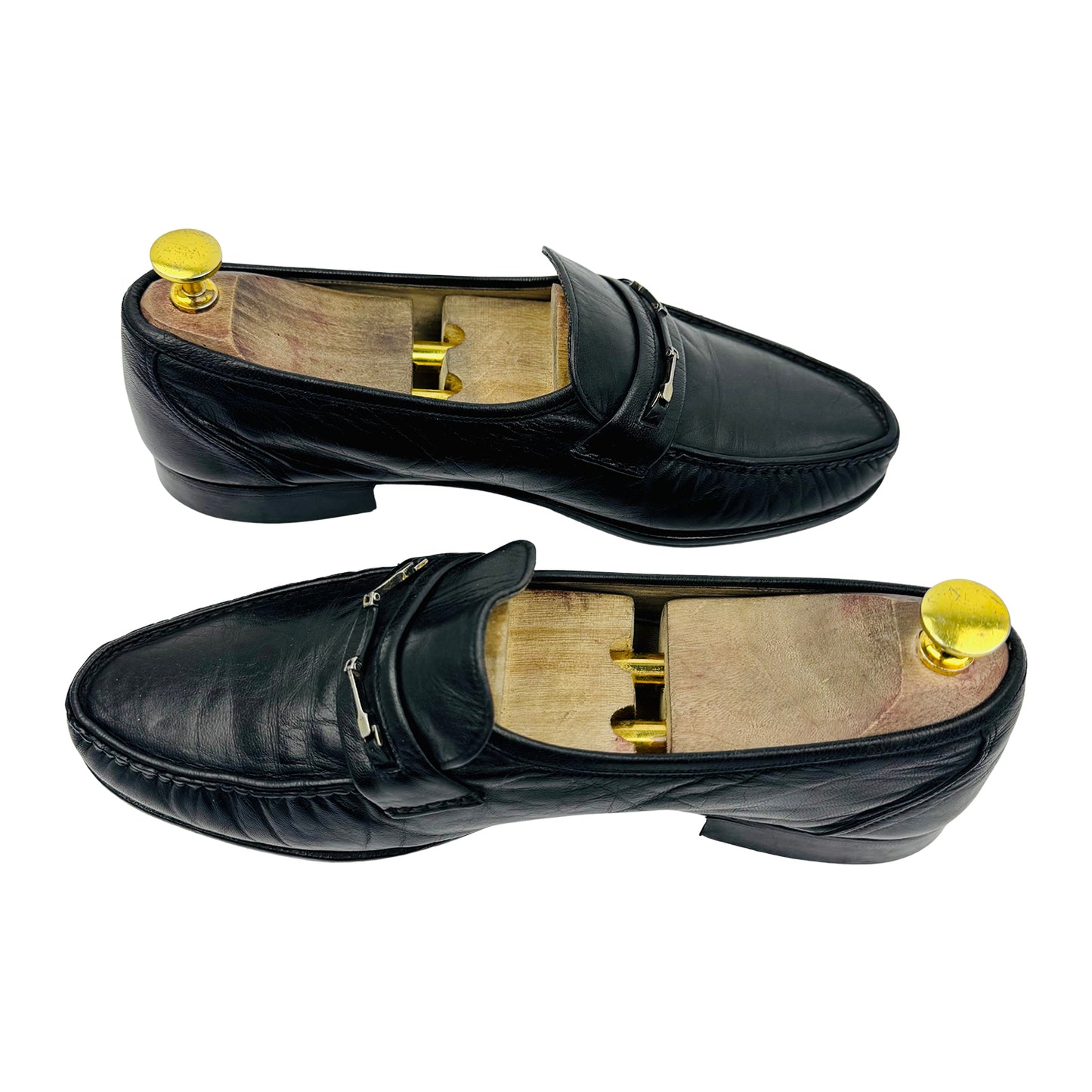 Bally Men's Black Leather Bit Loafer (Size 42)