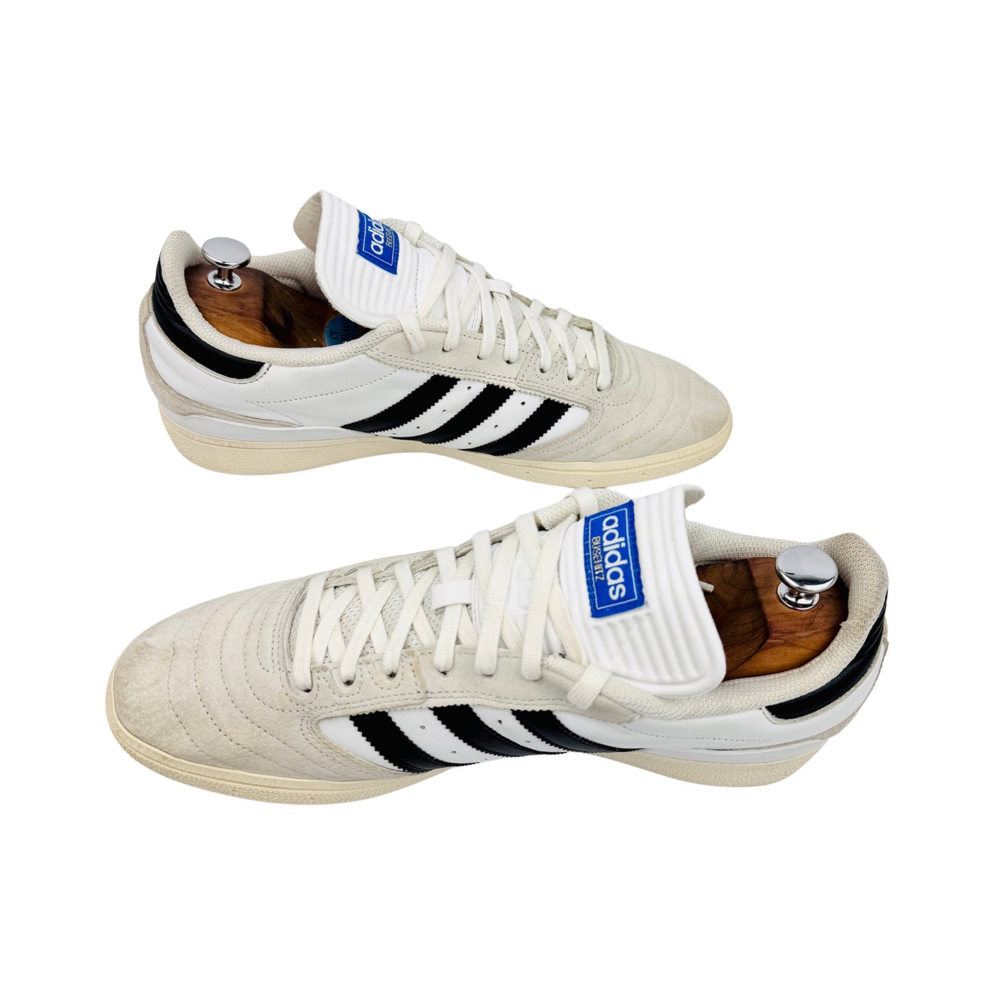 Adidas Busenitz 'White Black' Sneakers (Size 46.5) - FV5877
