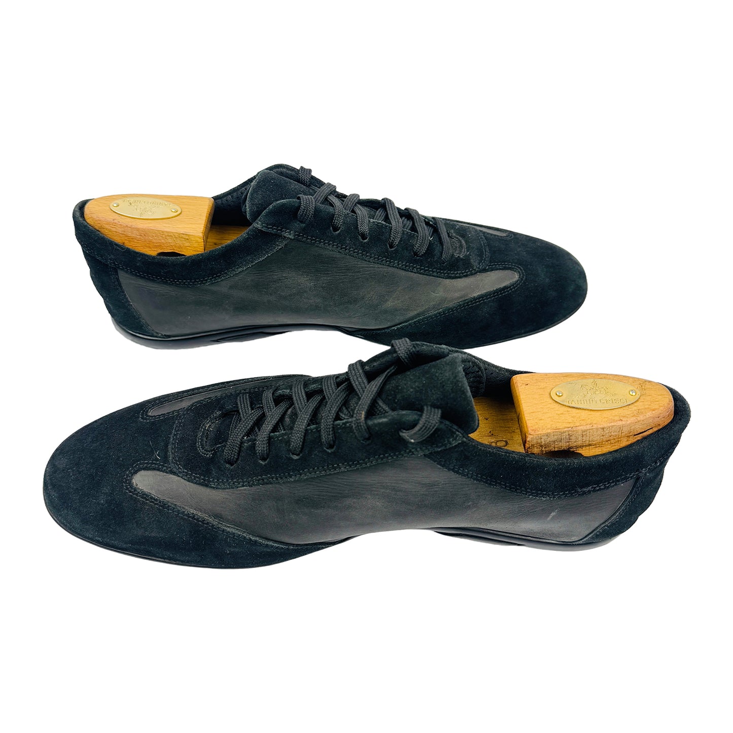 Versace Medusa Black Soft Leather Sneakers (Size 42.5/43)