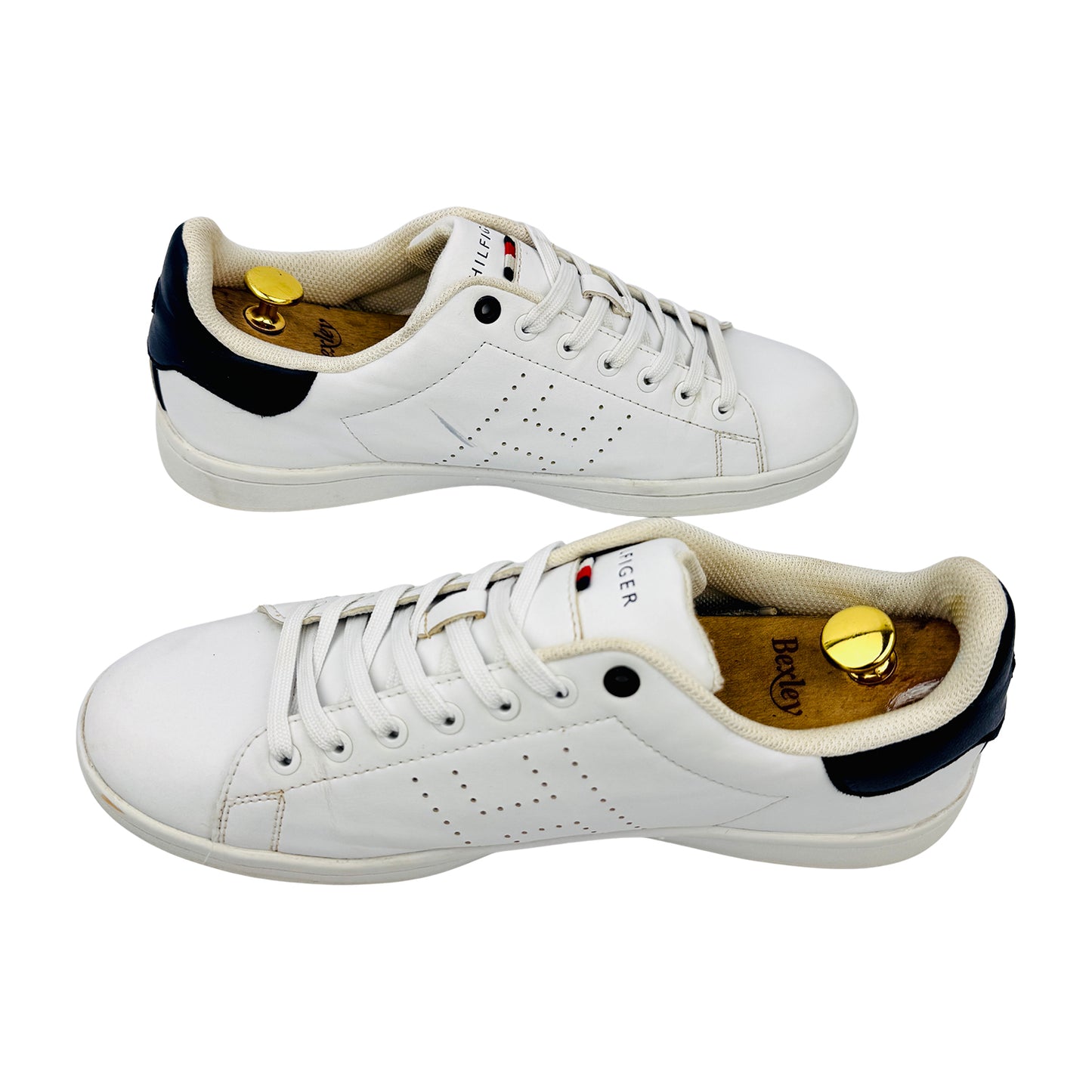 Tommy Hilfiger Men's Liston White Sneakers (Size 43) - TMLISTON