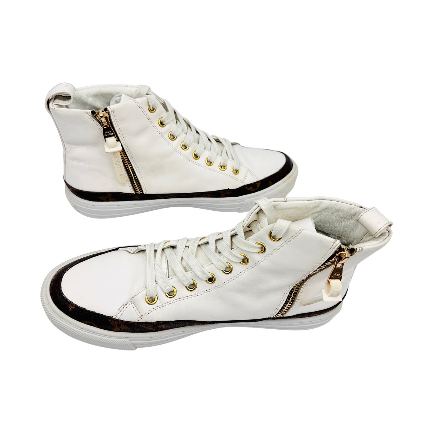 Louis Vuitton Men's Stellar White Sneakers (Size 40/40.5)