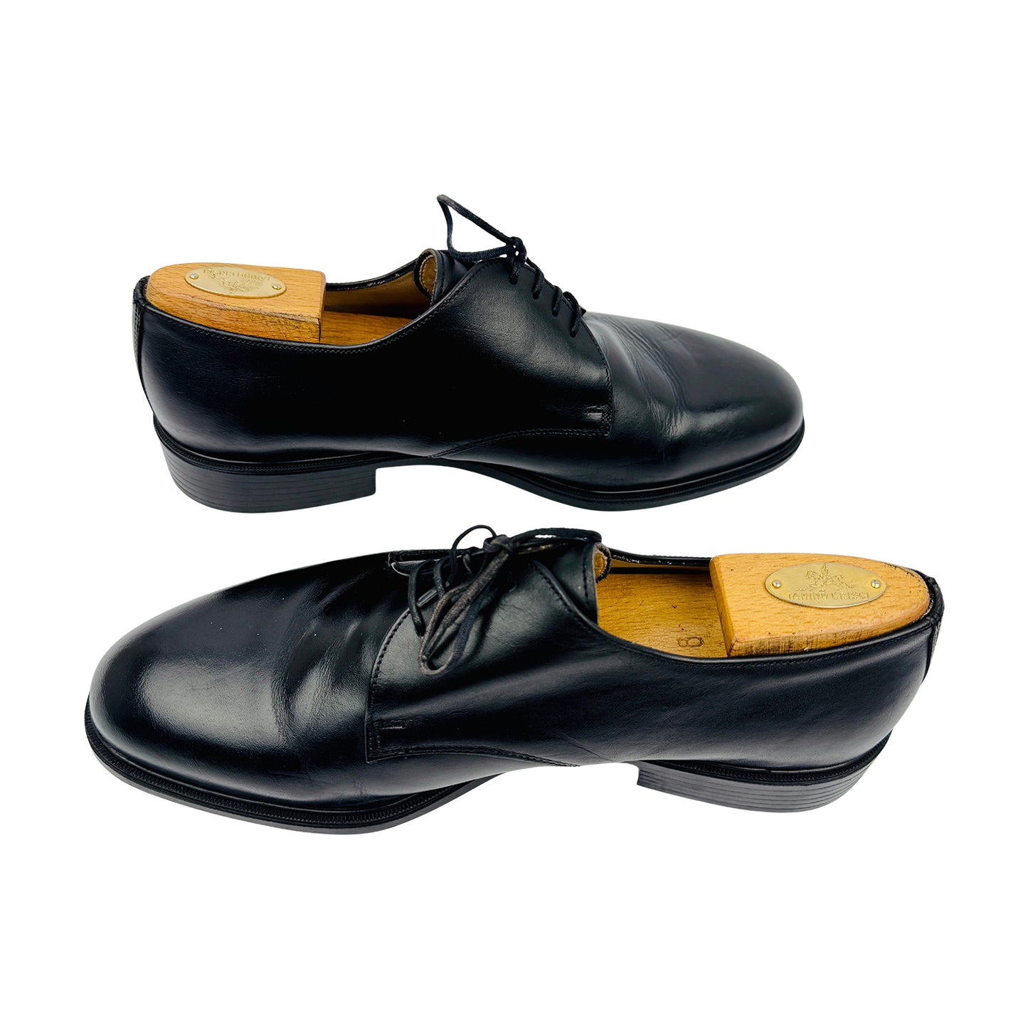 Bally Men's Vintage Black Leather Dress Shoes (Size 43/43.5)