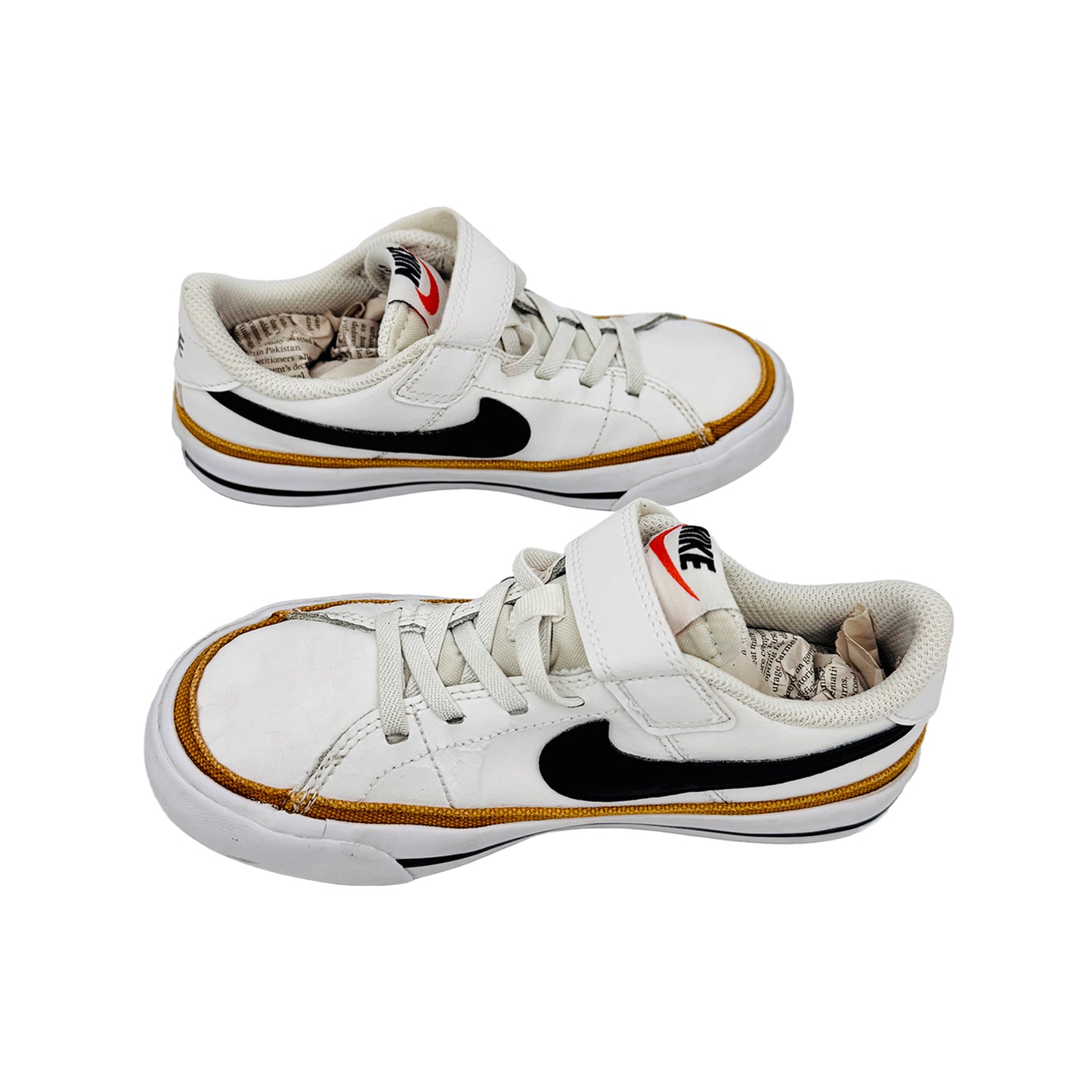Cross image of Nike Kid's Court Legacy Shoes (Size 29.5) - DA5381-102