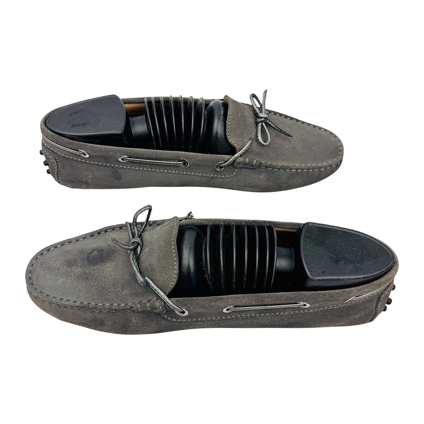Tods Women's Gommino Grey Loafers (Size 39.5)