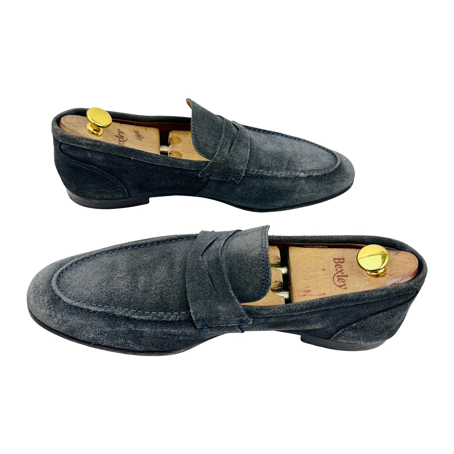 Aldo Mr. B’s 'Slate' Suede Penny Loafers (Size 44)