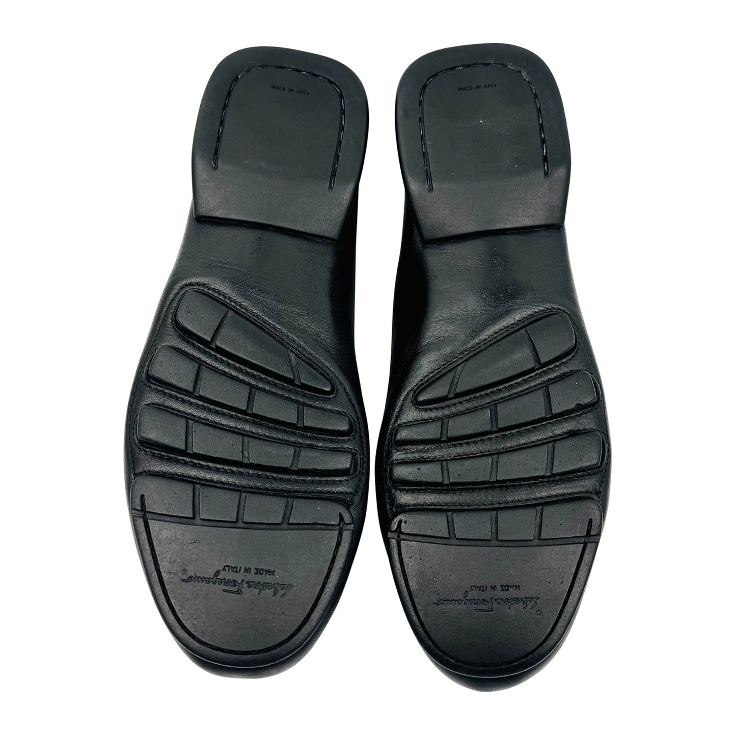 Salvatore Ferragamo Gancini Horsebit Black Loafer (Size 42)