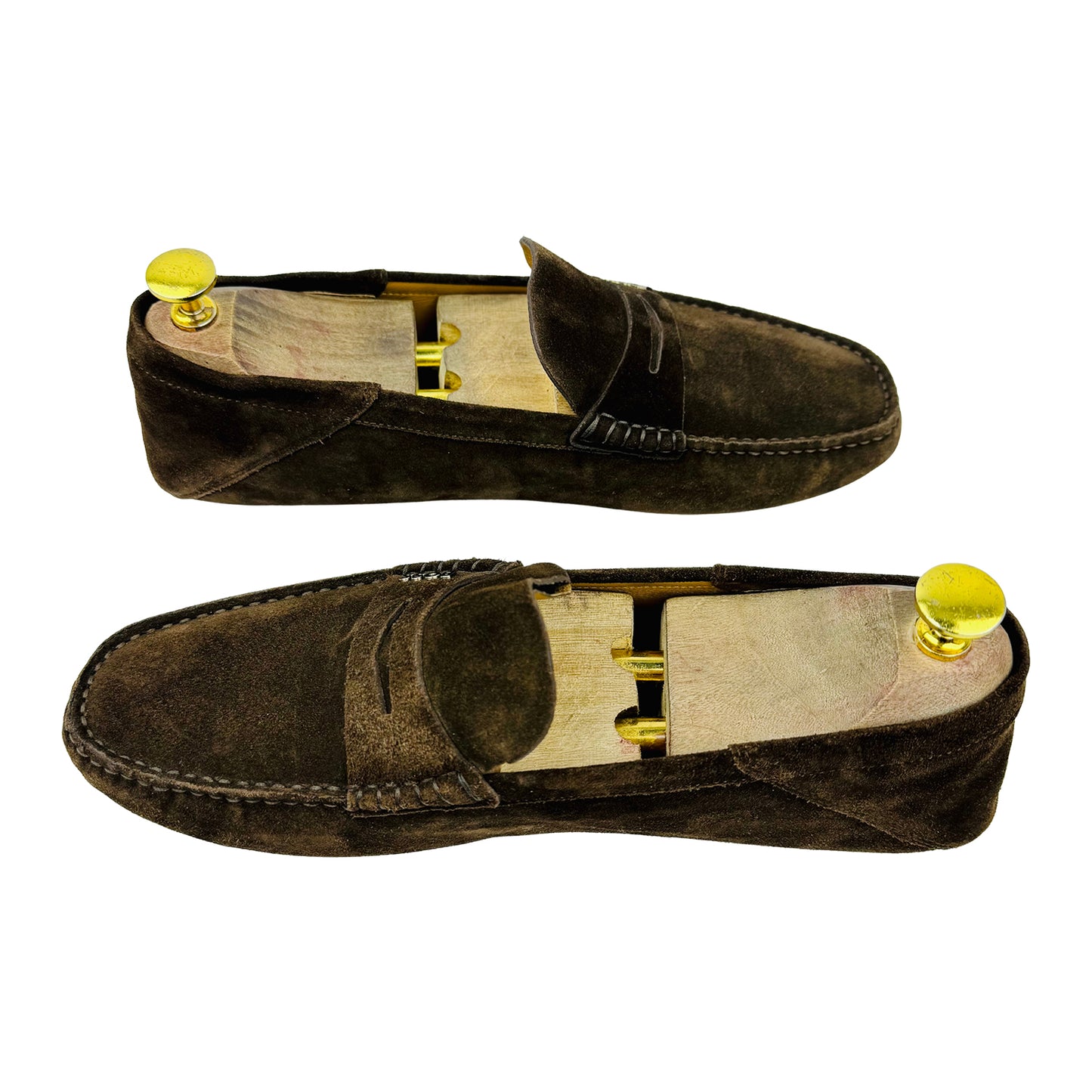 Boss Men's Brown Suede Loafer (Size 42) - 50466657 201