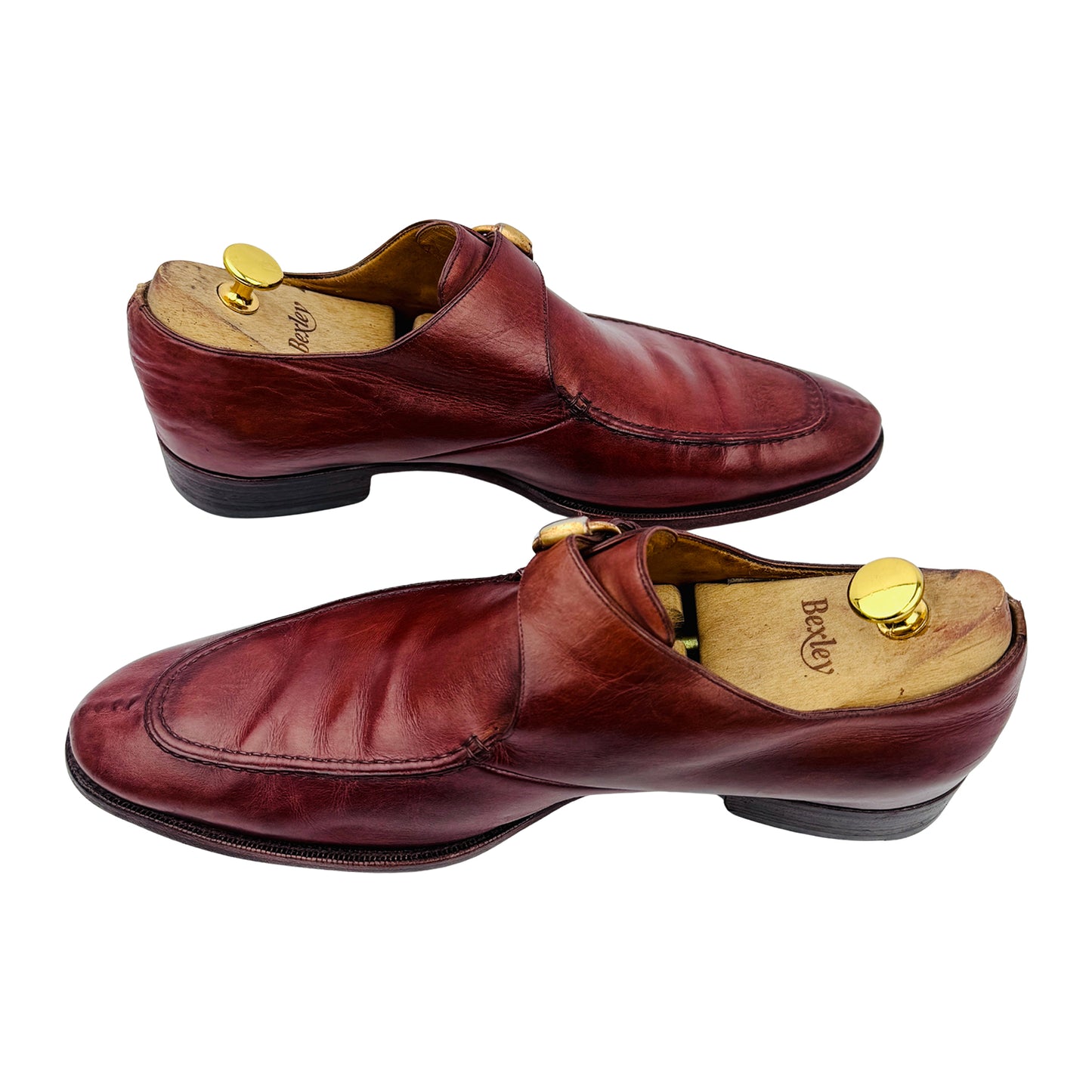 Gucci Men's Leather Monk Strap Derby Loafers (Size 43/43.5)