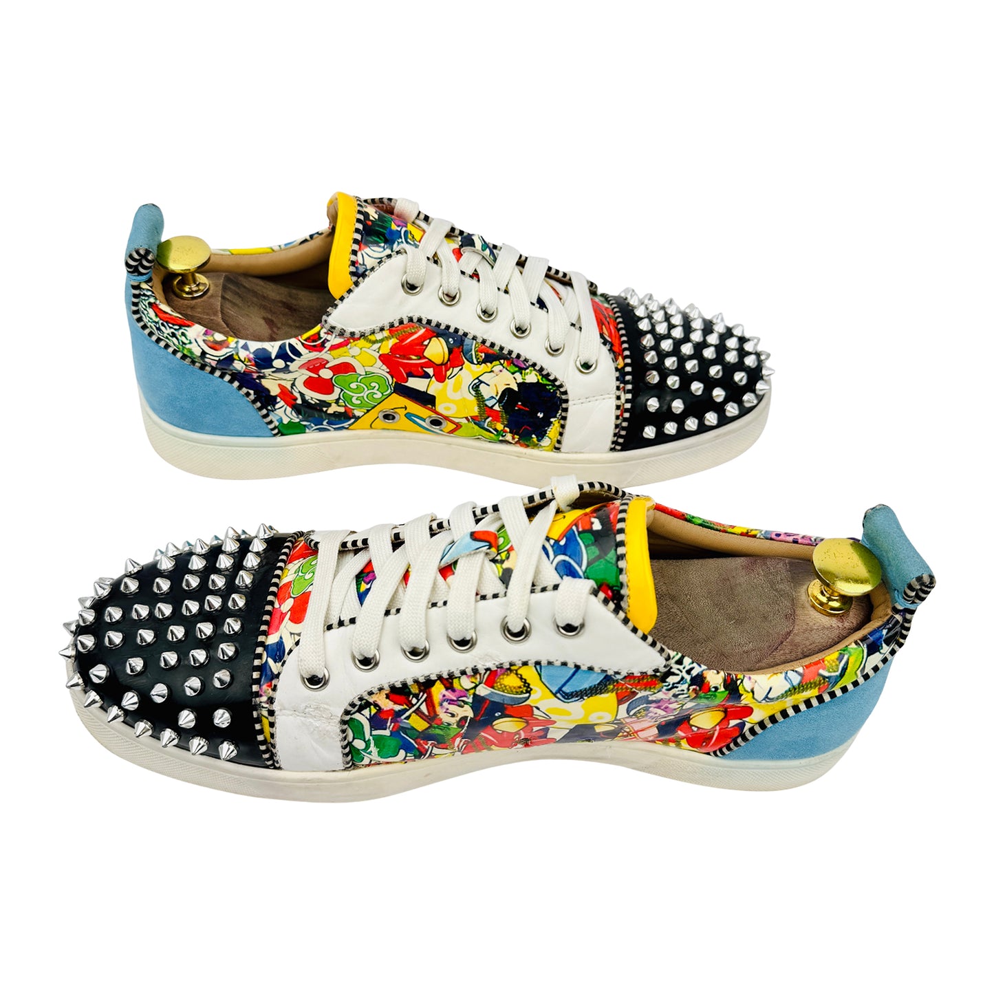 Christian Louboutin Spikes Multicolor Sneakers (Size 42.5/43)