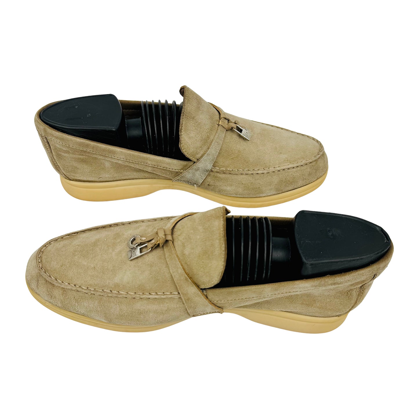 Loro Piana Summer Charms Walk Beige Loafer (Size 37/37.5)