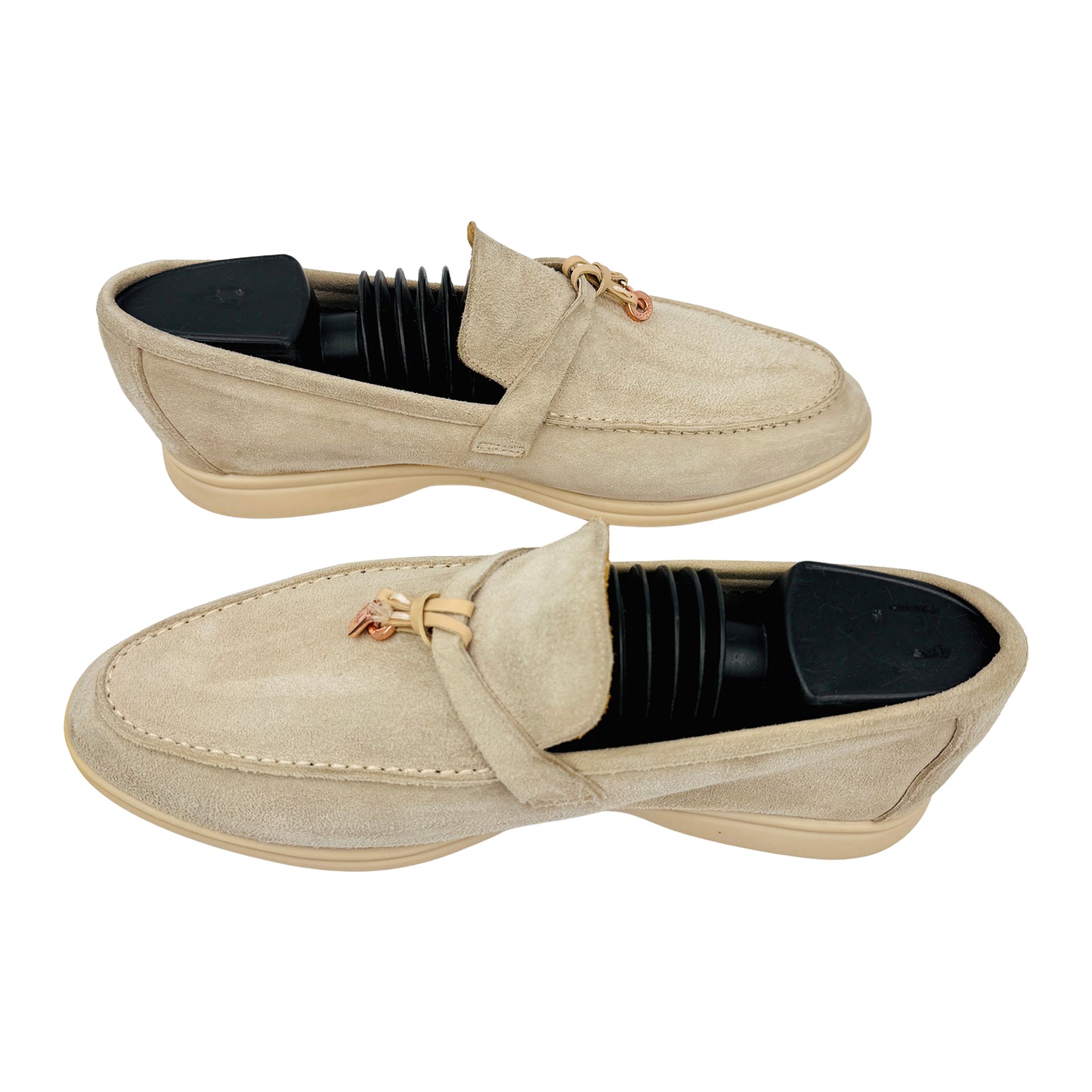 Loro Piana Summer Walk Beige Loafers (Size 41/41.5) - H 18068