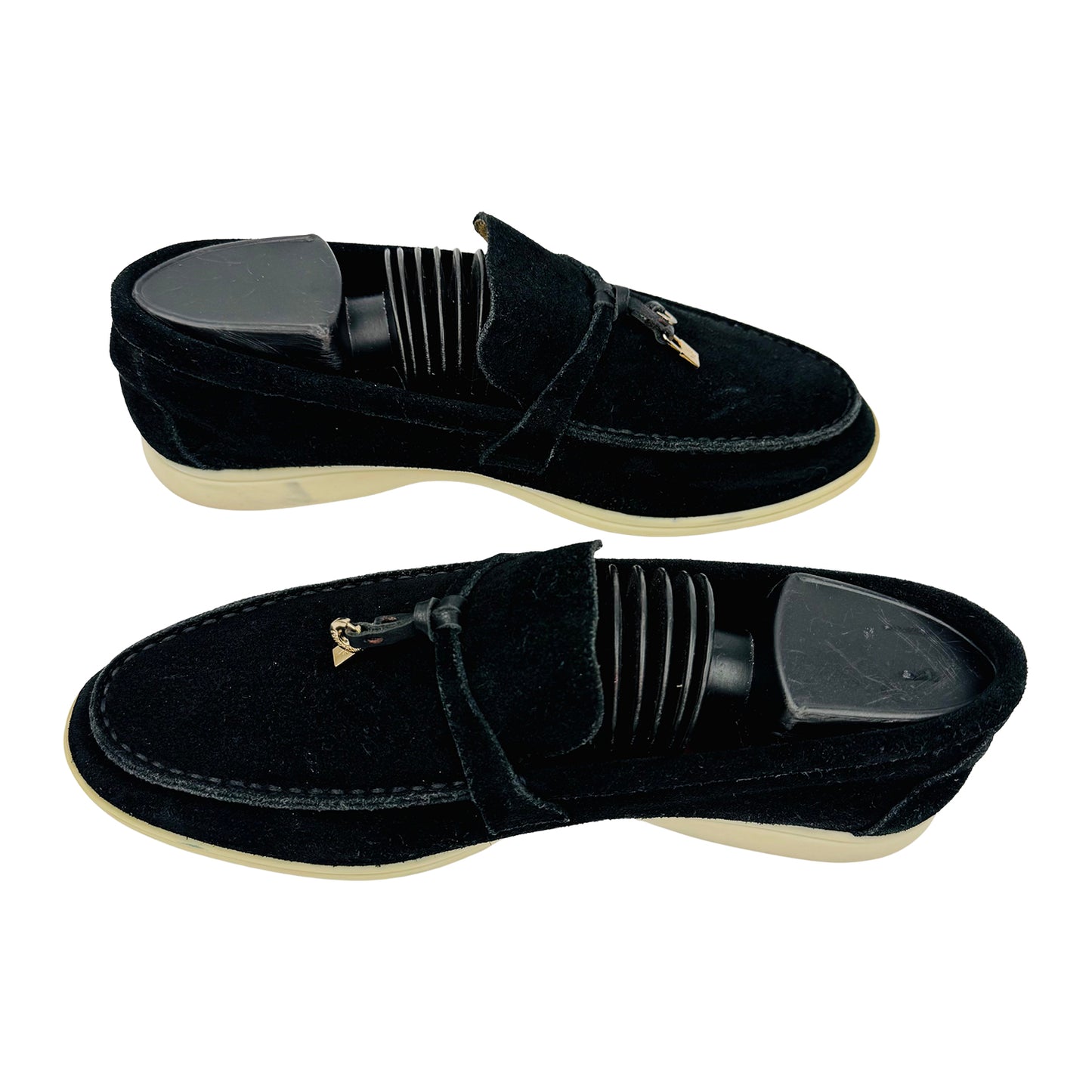 Loro Piana Summer Walk Black Loafer (Size 41/41.5) - I 43182