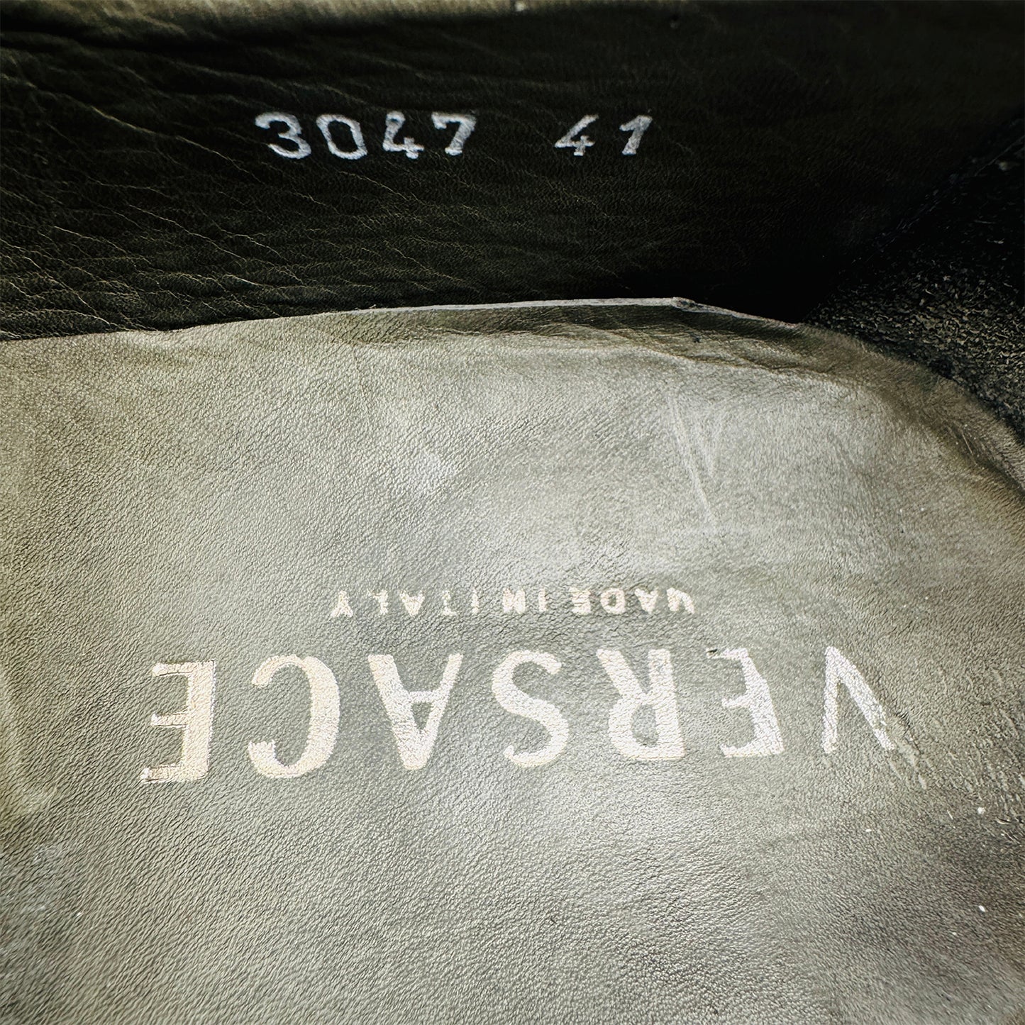 Versace Men's Black Suede Loafers (Size 42.5)