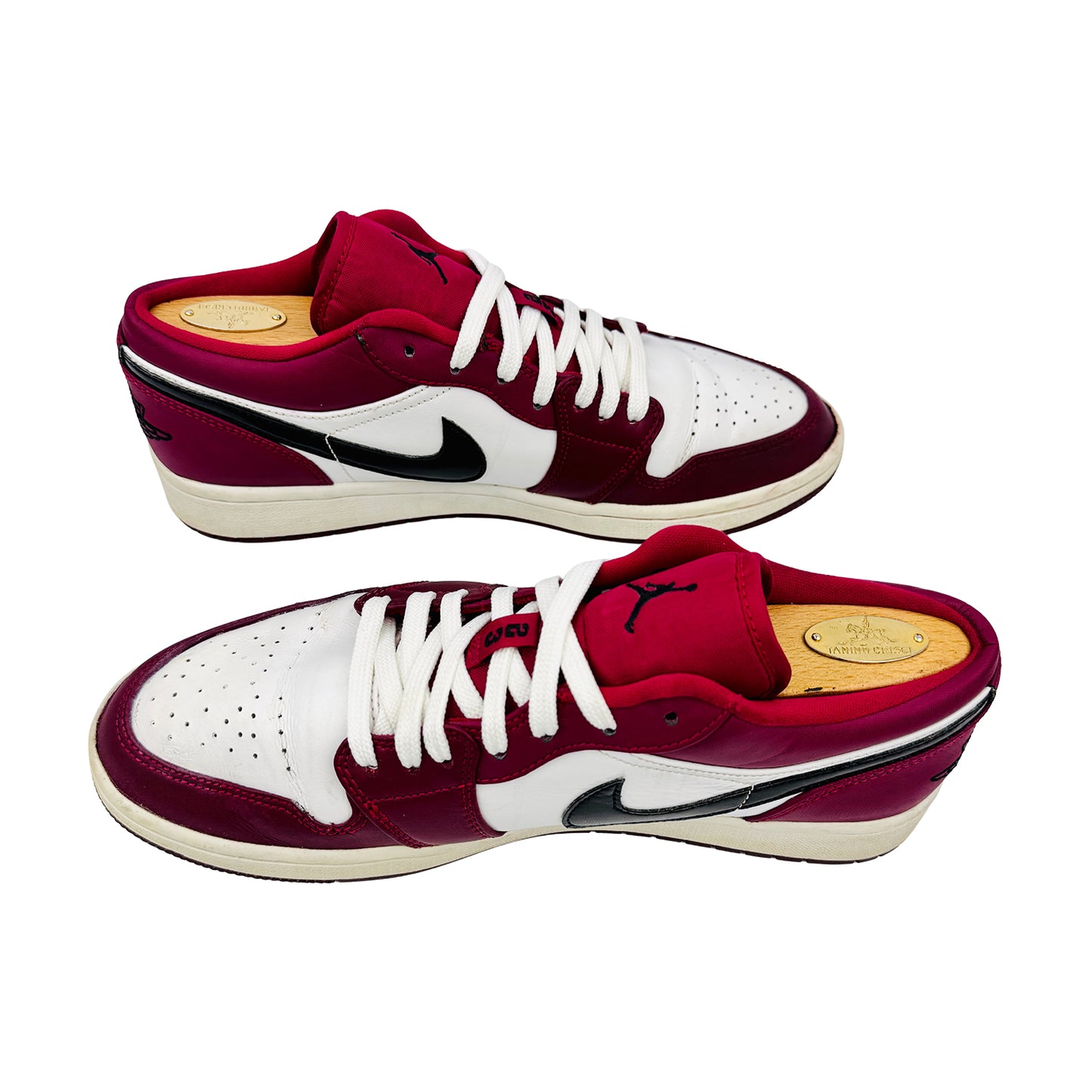 Nike Air Jordan 1 Low 'Noble Red' Sneakers (Size 43) - 553558-604