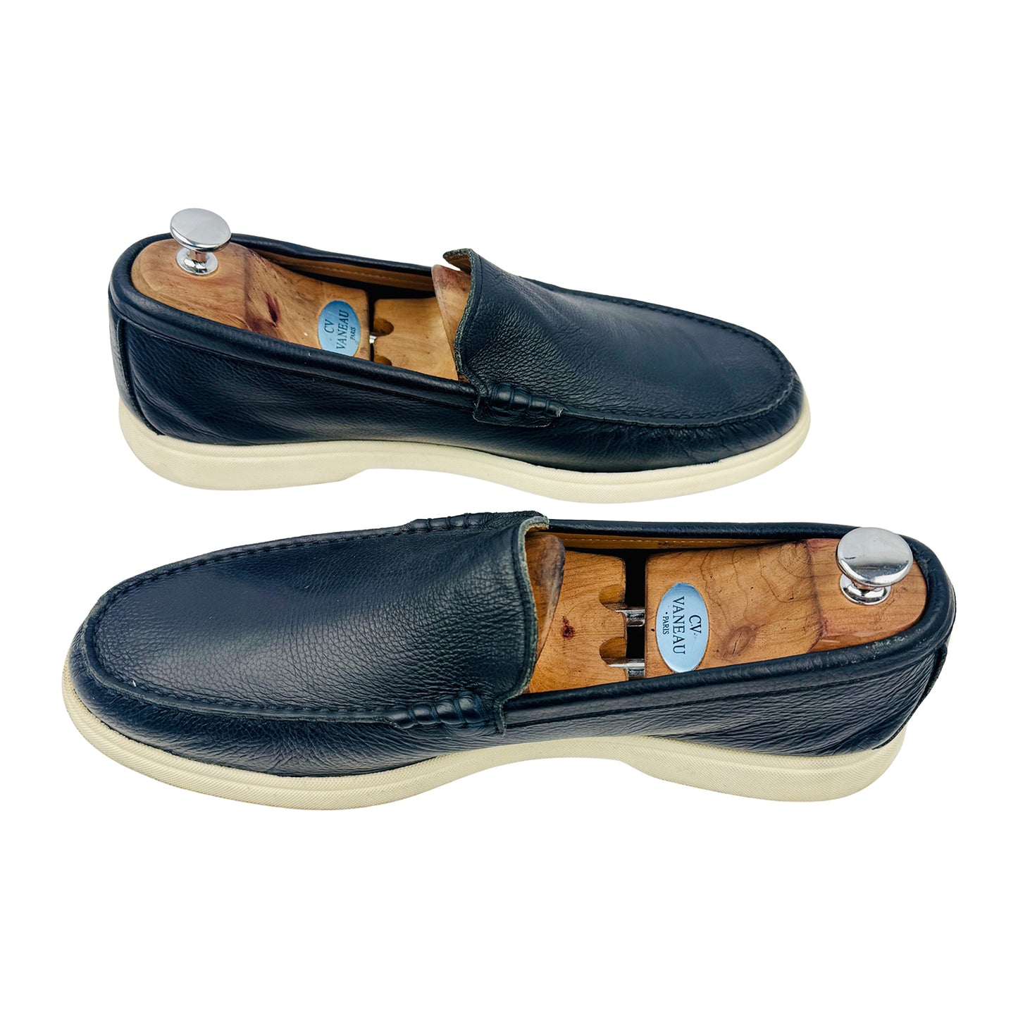 Hugo Boss Men's Logo Detail Moccasin Shoes (Size 45) - 50517371