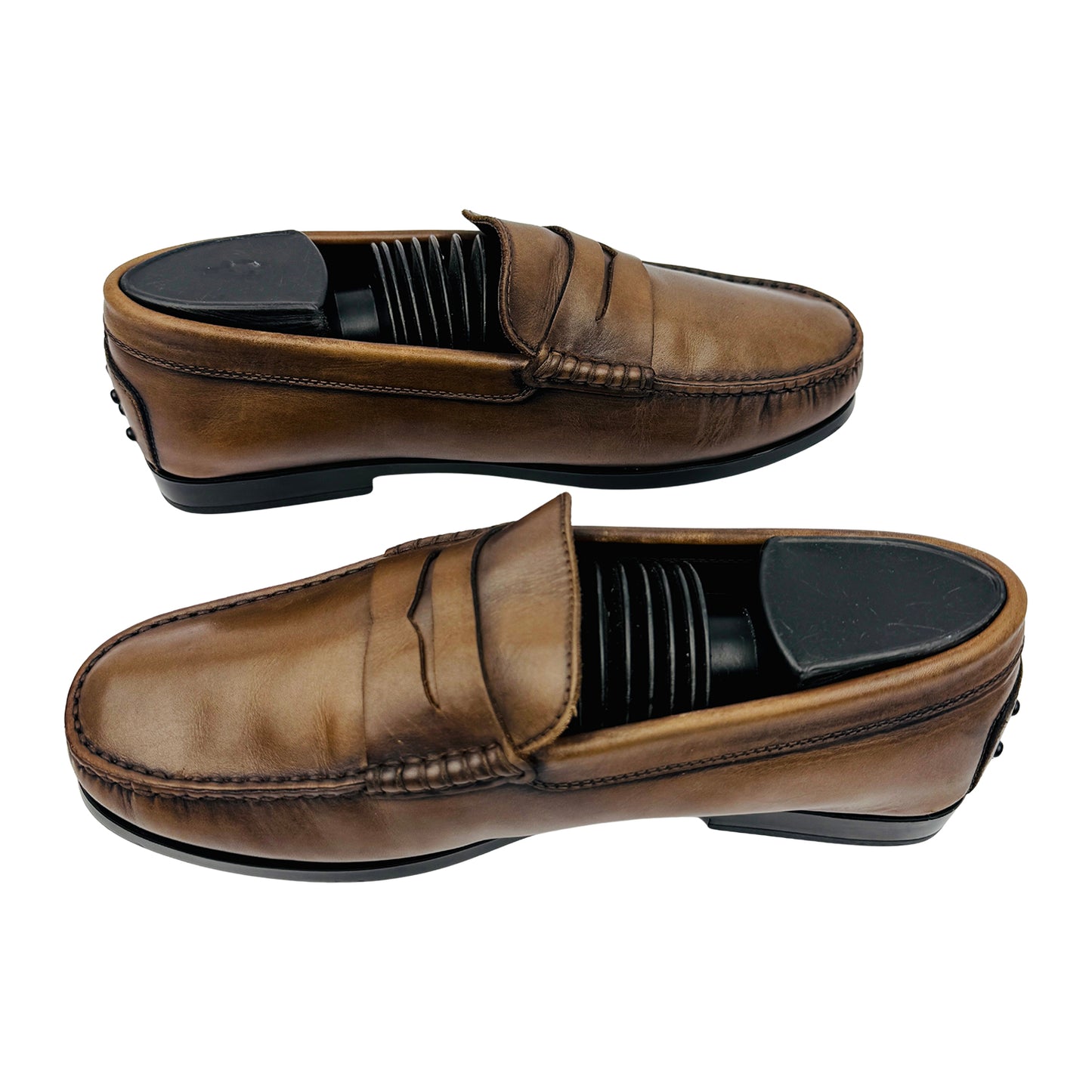 Tod's Gommino Brown Leather Penny Loafers (Size 40/40.5)
